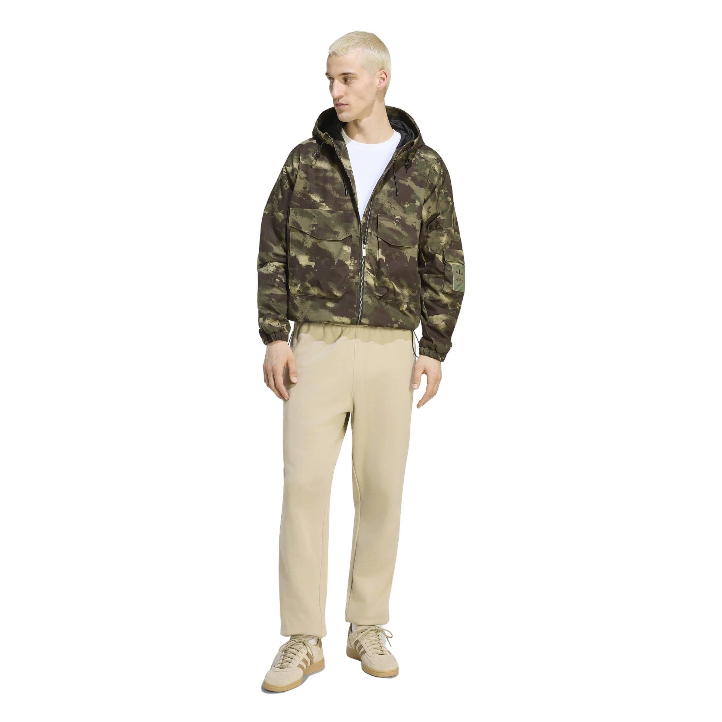 adidas Originals Men's Camo Jacket - Camo Olive - CAMO OLIVE Thumbnail View 5