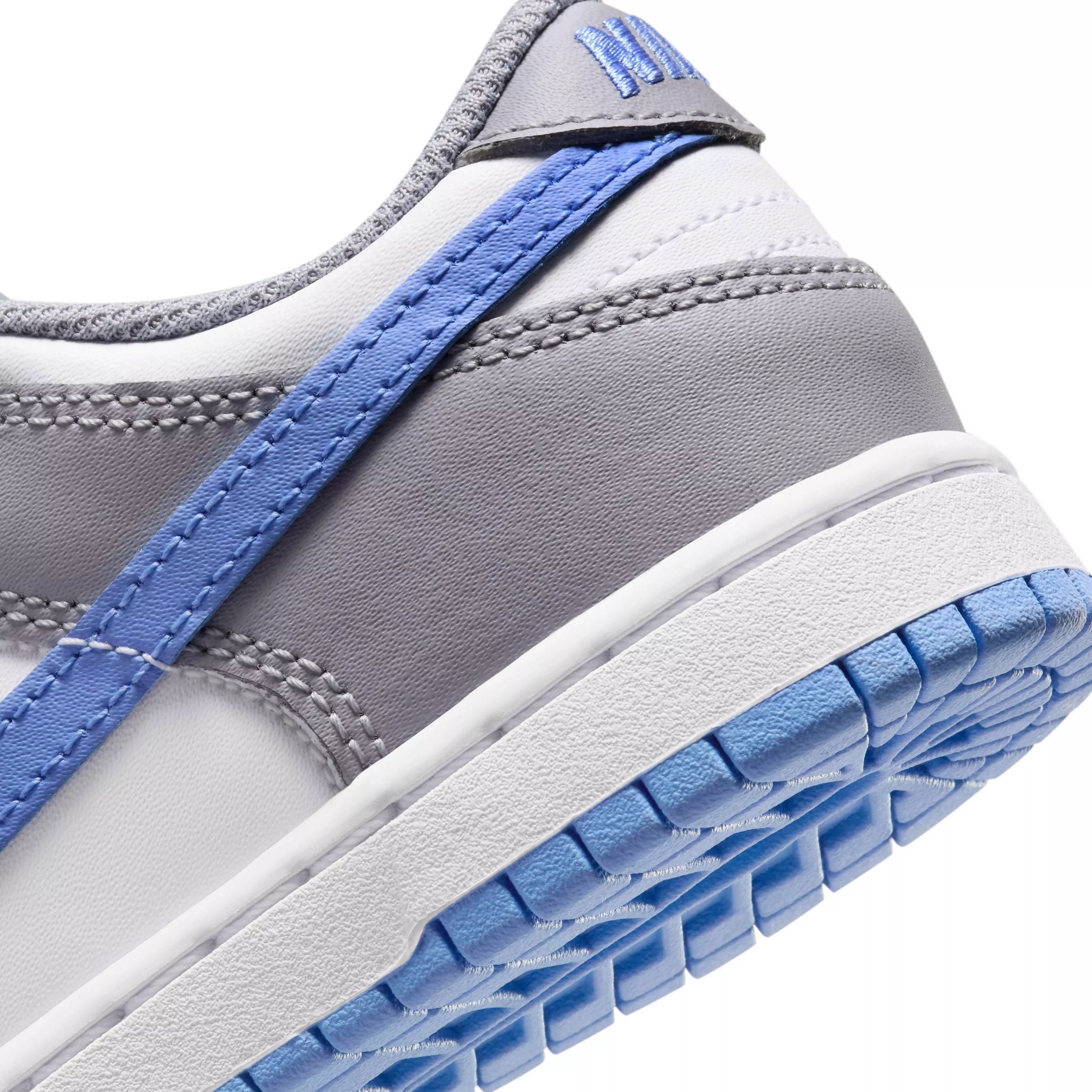 Nike Dunk Low "White/Cement Grey/Royal Pulse" Preschool Boys' Shoe - WHITE/GREY/ROYAL