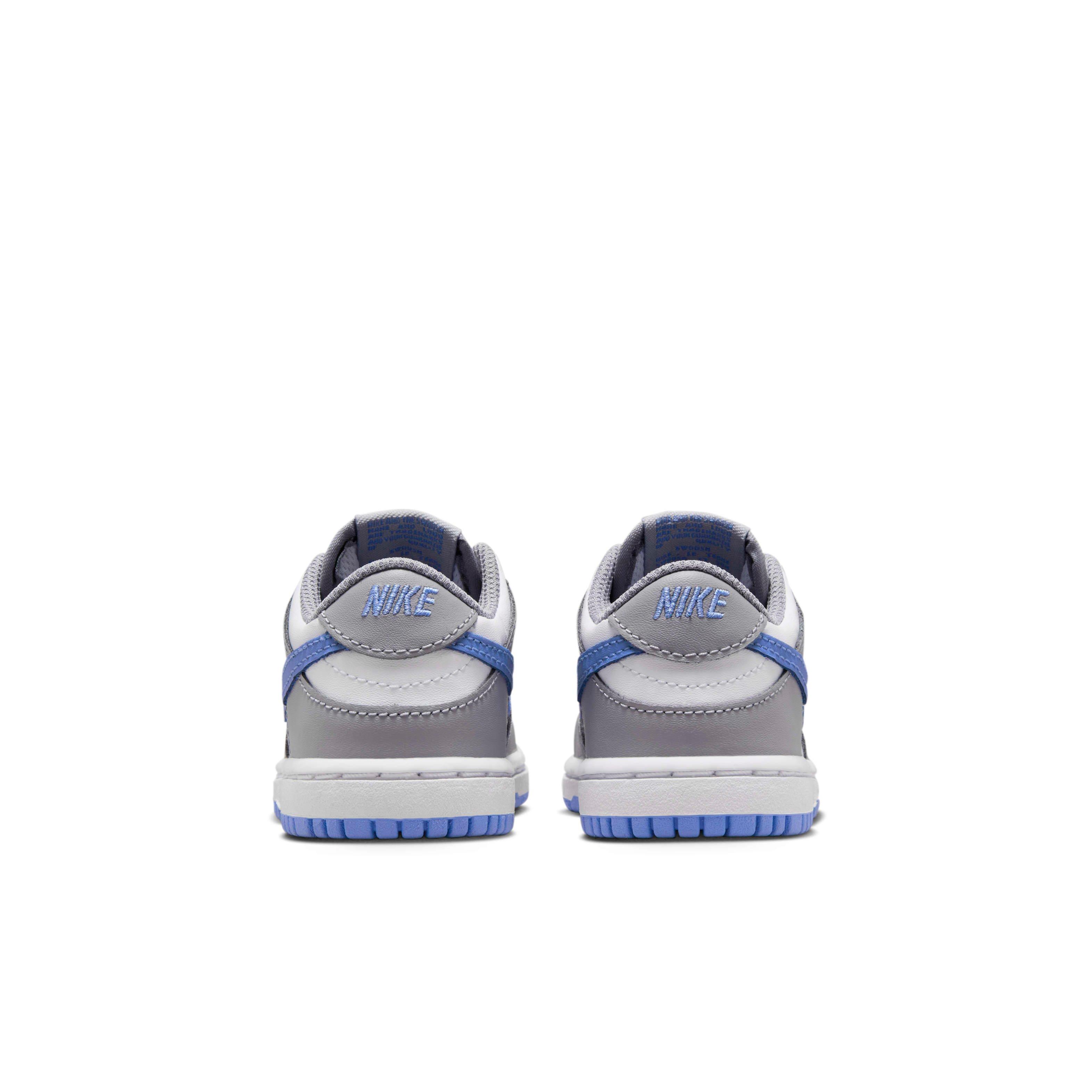 Nike Dunk Low "White/Cement Grey/Royal Pulse" Infant Boys' Shoe - WHITE/GREY/ROYAL Thumbnail View 5