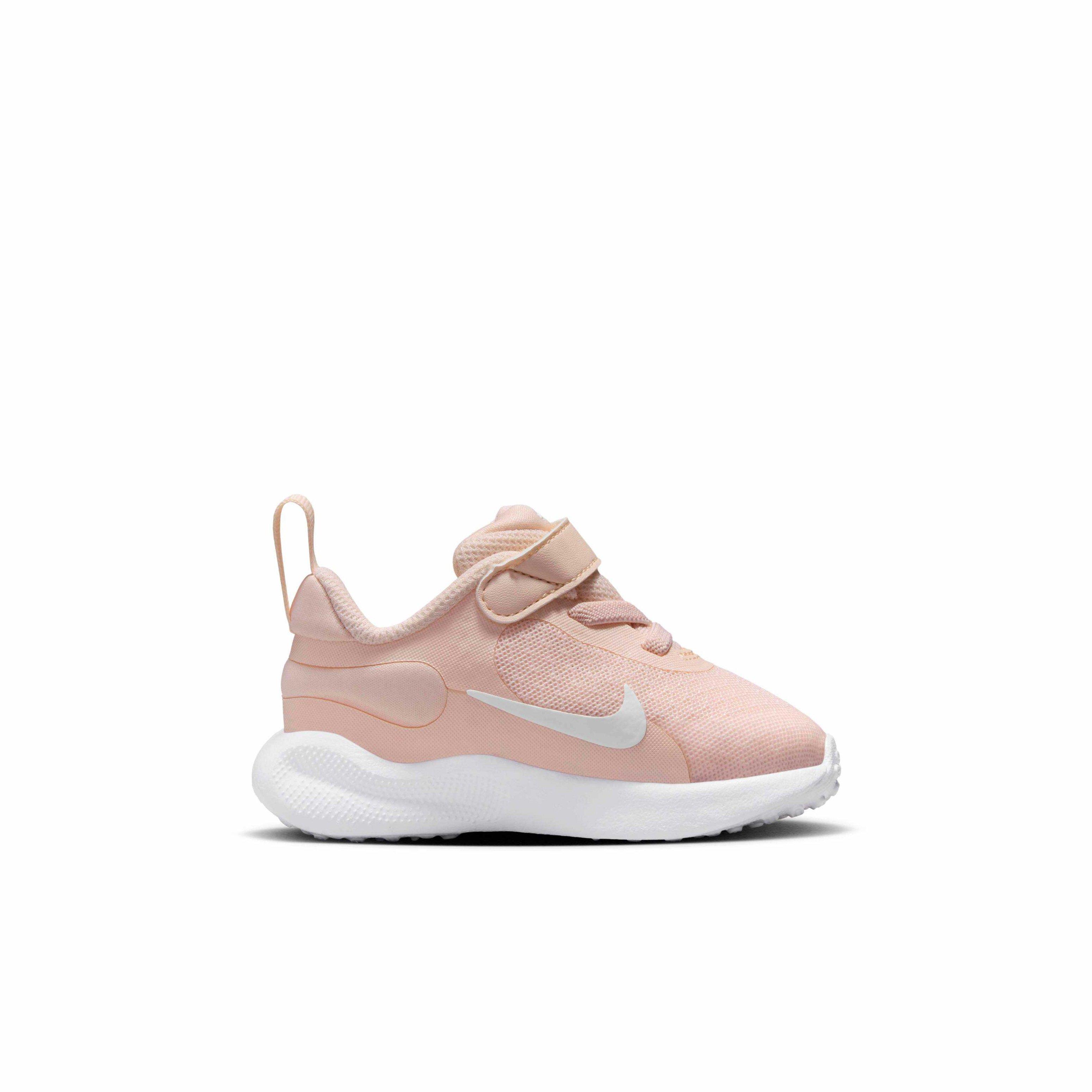 Nike Revolution 7 "Echo Pink/White/Black/Summit White" Infant Girls' Running Shoe - PINK/WHITE/BLACK/WHITE Thumbnail View 1