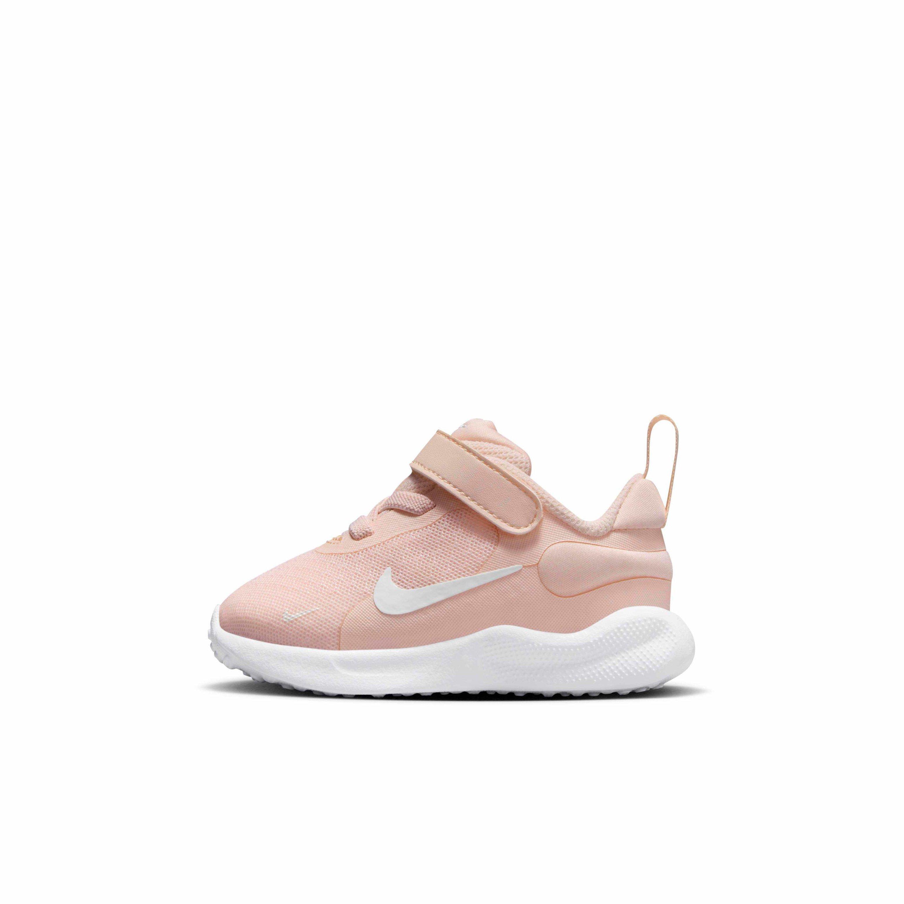 Nike Revolution 7 "Echo Pink/White/Black/Summit White" Infant Girls' Running Shoe - PINK/WHITE/BLACK/WHITE Thumbnail View 2