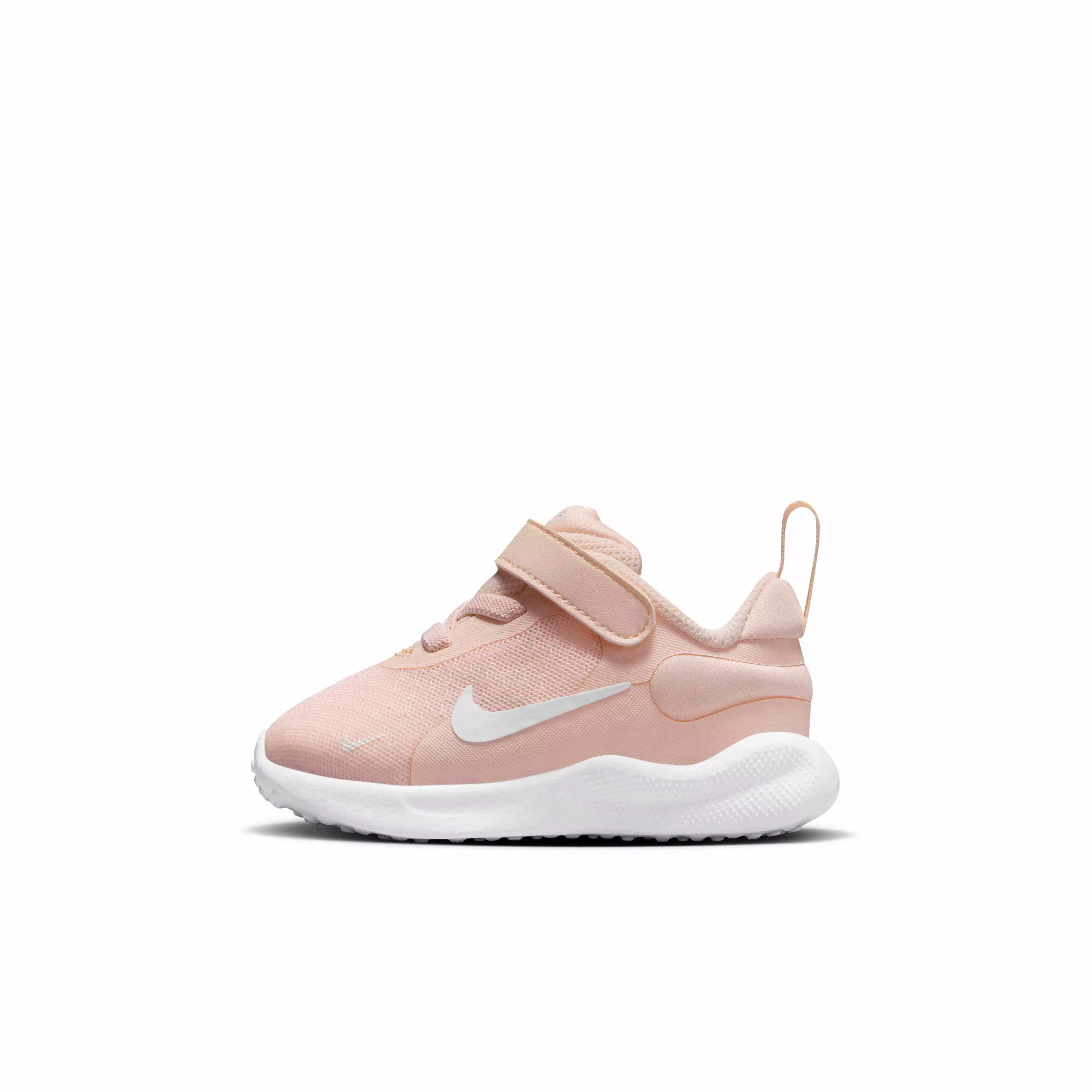 Nike Revolution 7 "Echo Pink/White/Black/Summit White" Infant Girls' Running Shoe - PINK/WHITE/BLACK/WHITE