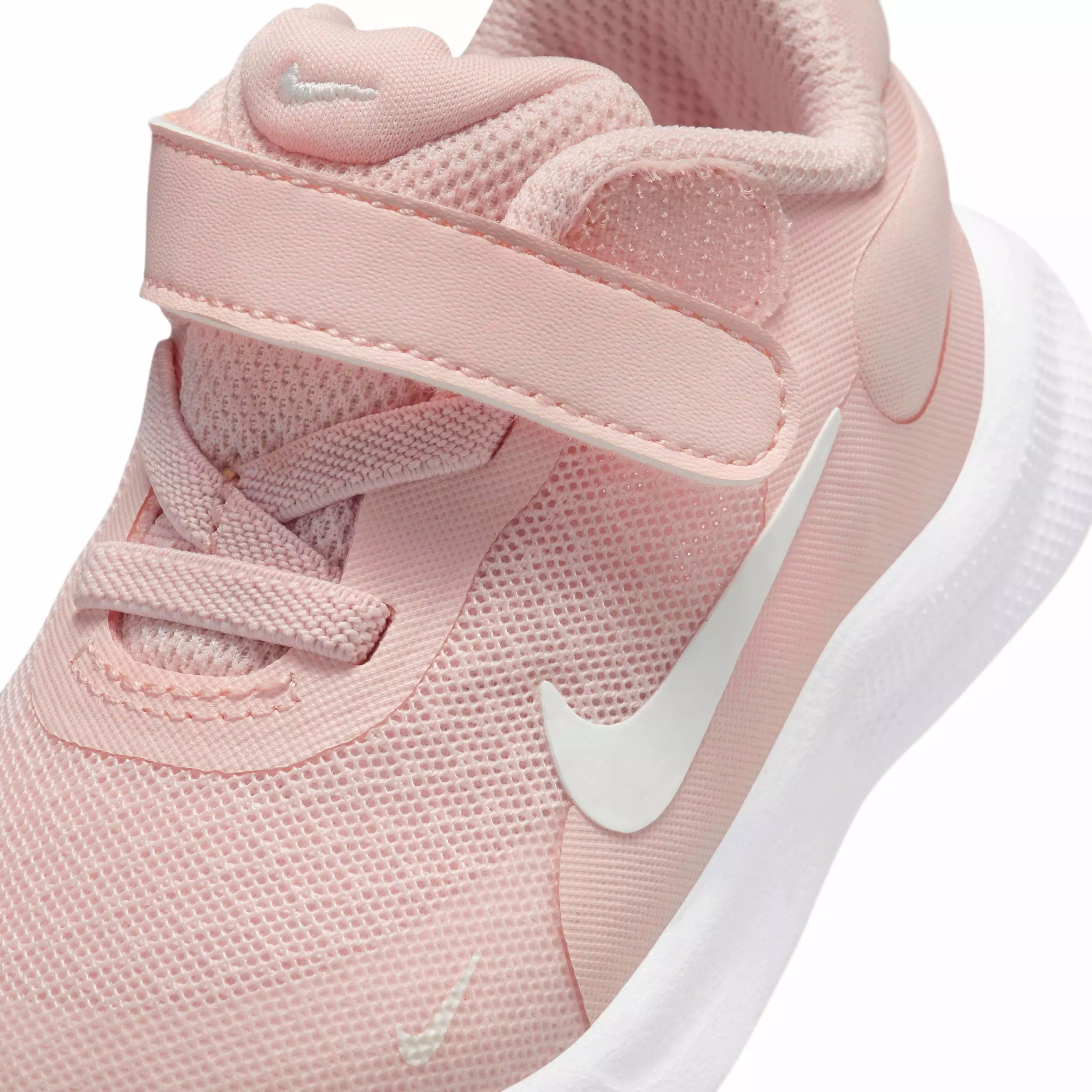Nike Revolution 7 "Echo Pink/White/Black/Summit White" Infant Girls' Running Shoe - PINK/WHITE/BLACK/WHITE