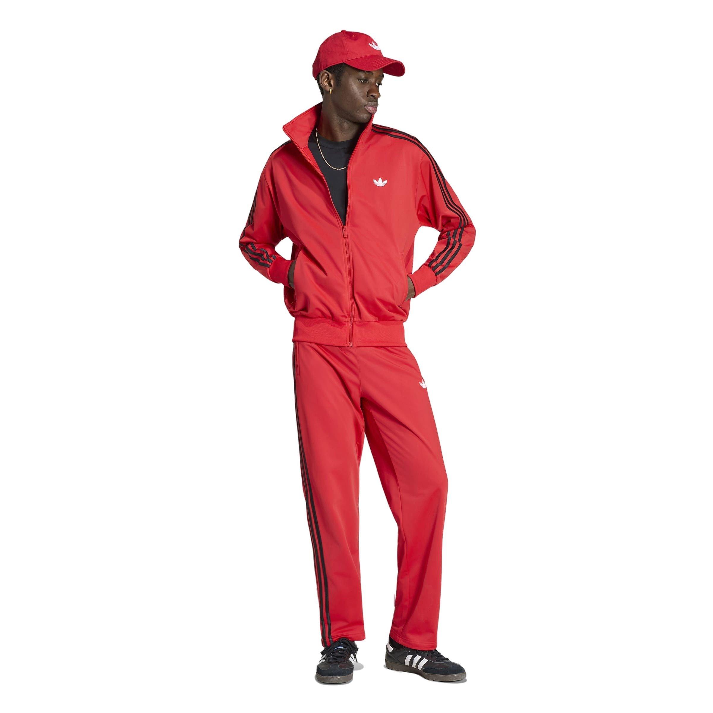 adidas Originals Men's Firebird Track Top - Red/Black - RED/BLACK Thumbnail View 5