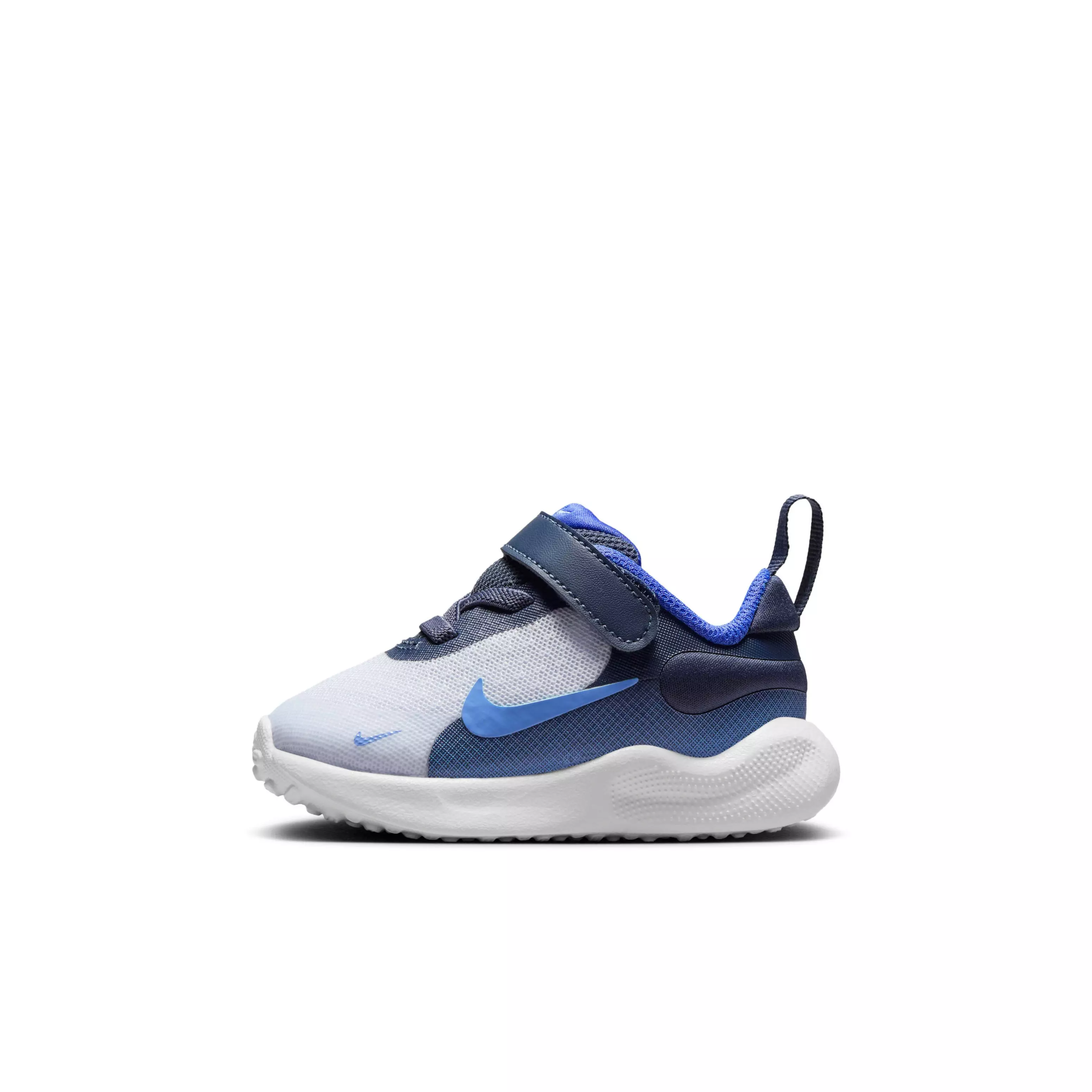 Nike Revolution 7 "Football Grey/Thunder Blue/Astronomy Blue/Royal Pulse" Infant Boys' Running Shoe - GREY/BLUE/BLUE/ROYAL