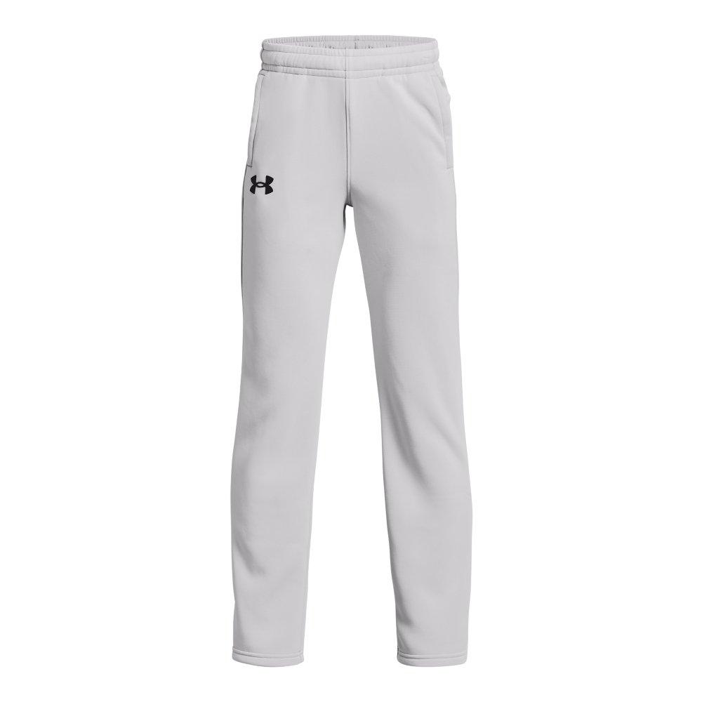 Under Armour Boys' Fleece Pants - DK GREY Thumbnail View 1