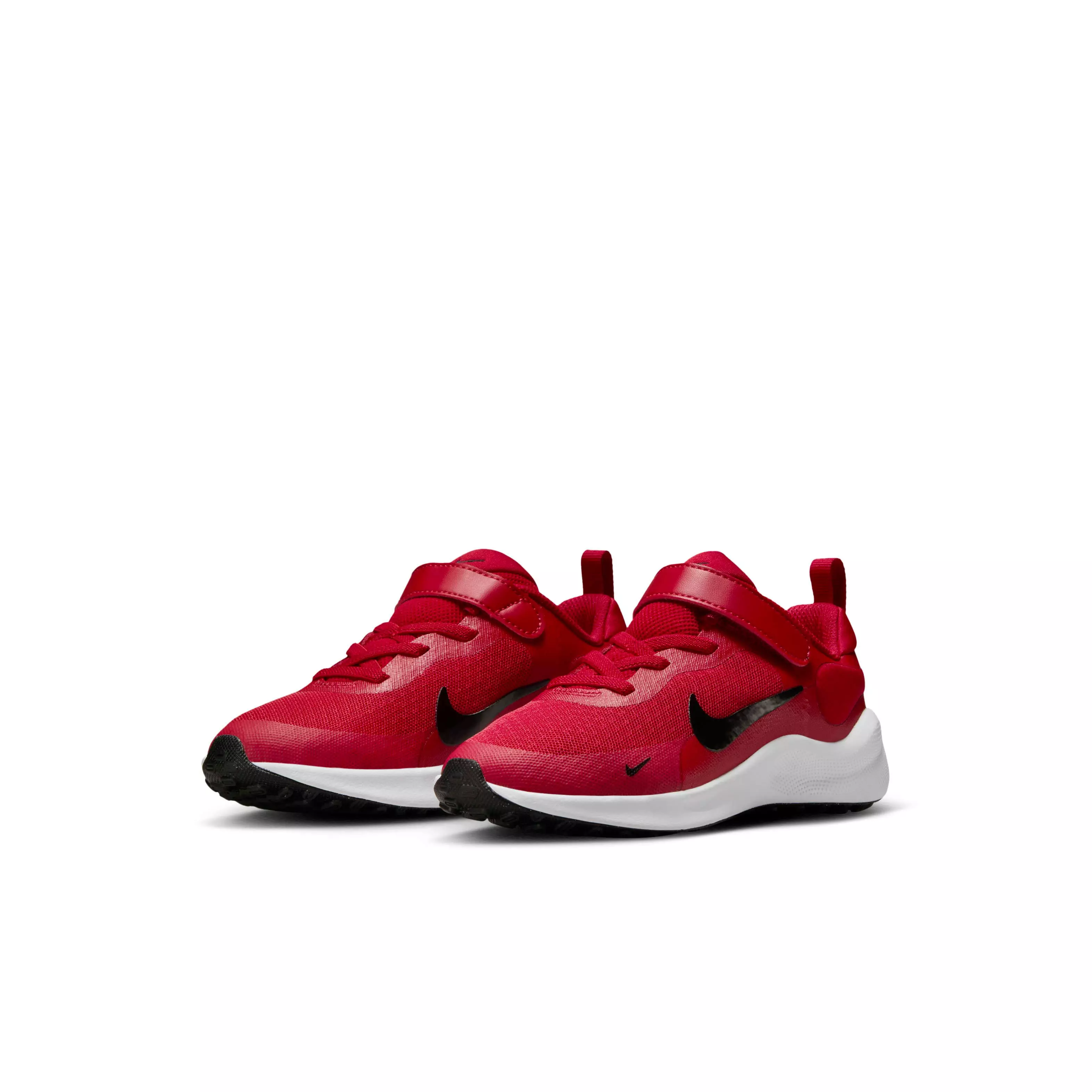 Nike Revolution 7 "Gym Red/White/Black" Preschool Boys' Running Shoe - RED/WHITE/BLACK