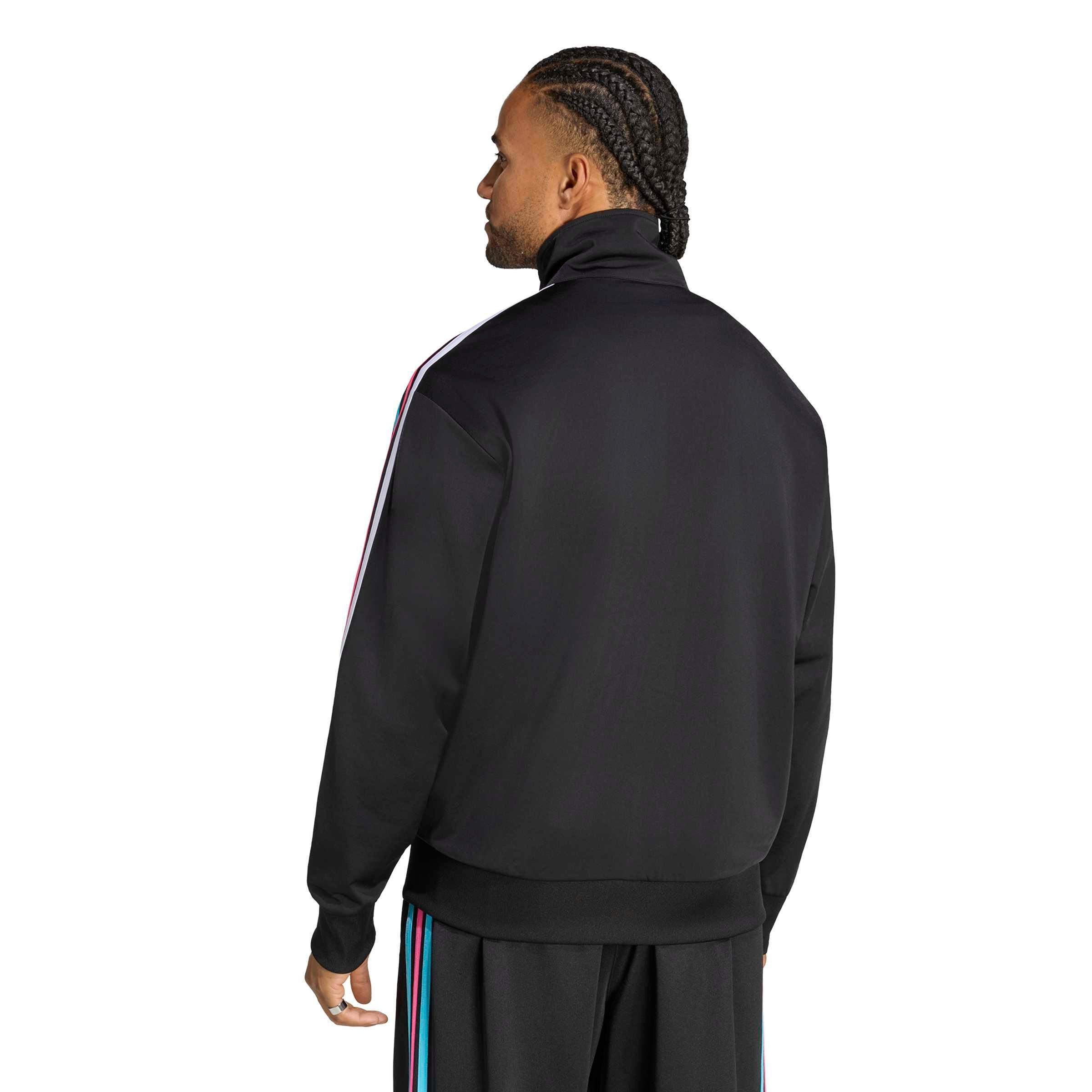 adidas Originals Men's Firebird Track Top - Black - BLACK