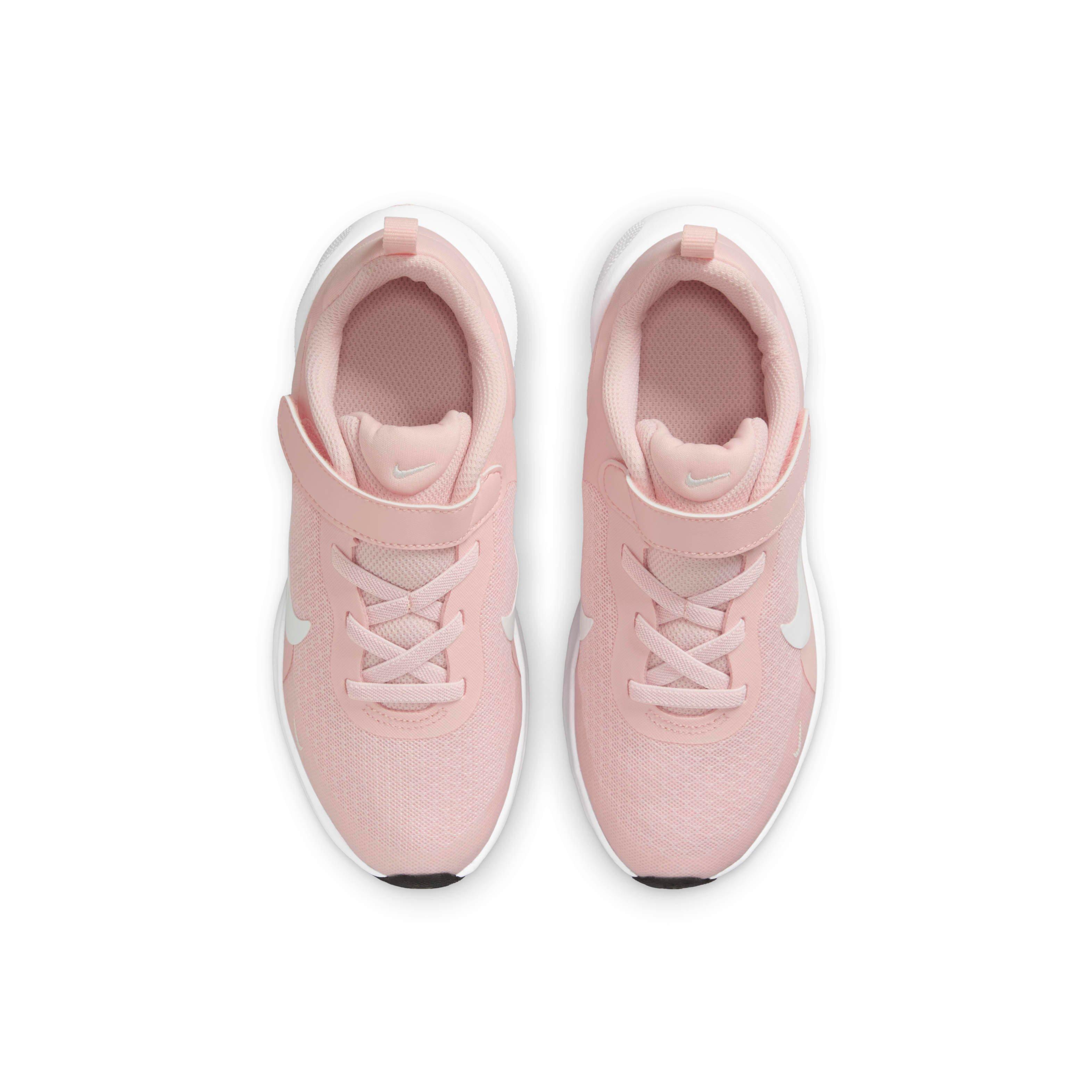 Nike Revolution 7 Preschool Girls' "Echo Pink/White/Black/Summit White" Running Shoe