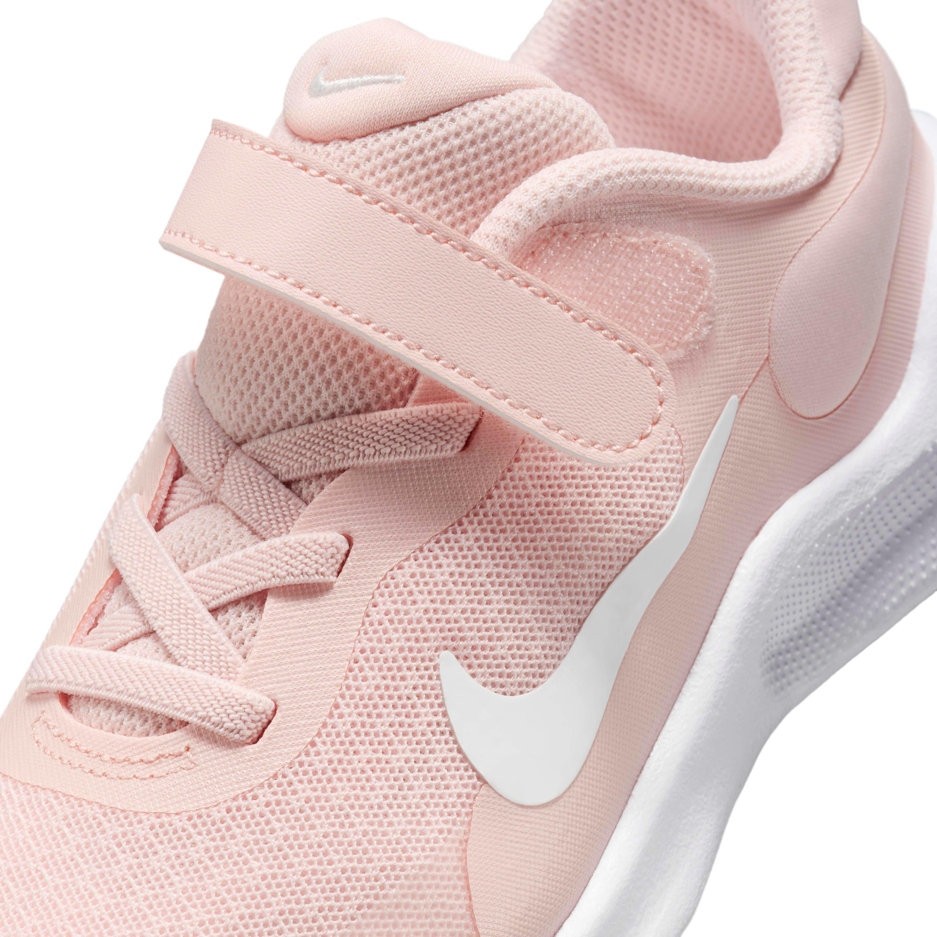 Nike Revolution 7 Preschool Girls' "Echo Pink/White/Black/Summit White" Running Shoe