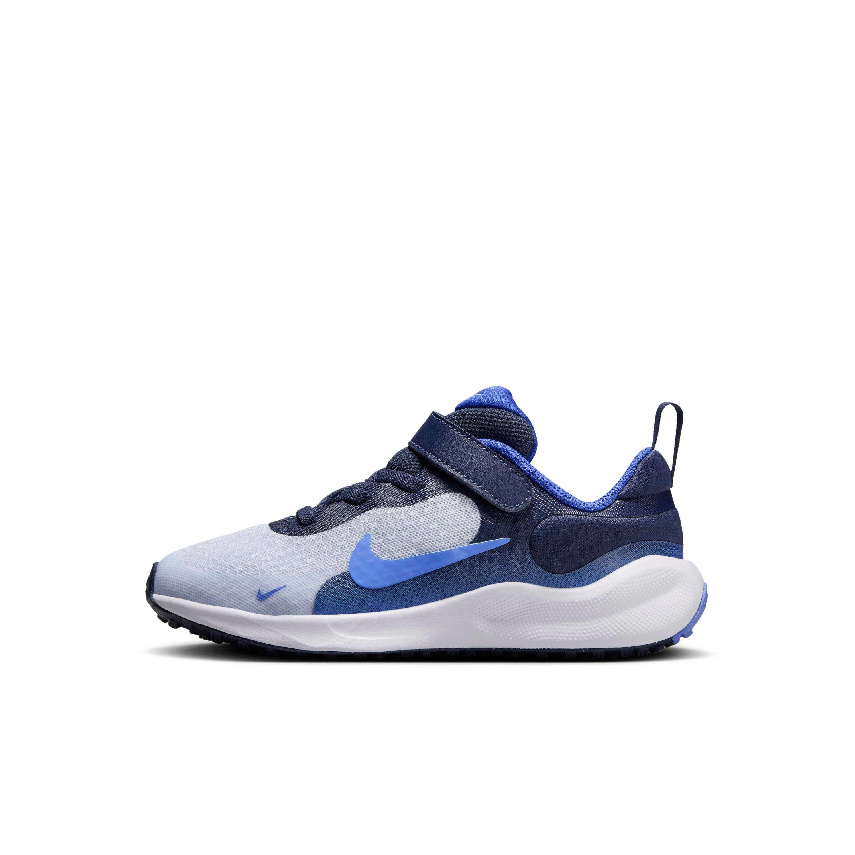 Nike Revolution 7 Preschool Boys' "Grey/Thunder Blue/Astronomy Blue/Royal Pulse" Running Shoe