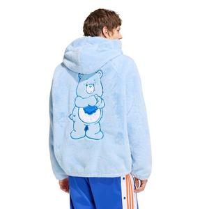 adidas Originals Men's x Care Bears Fur Jacket - Sky Blue