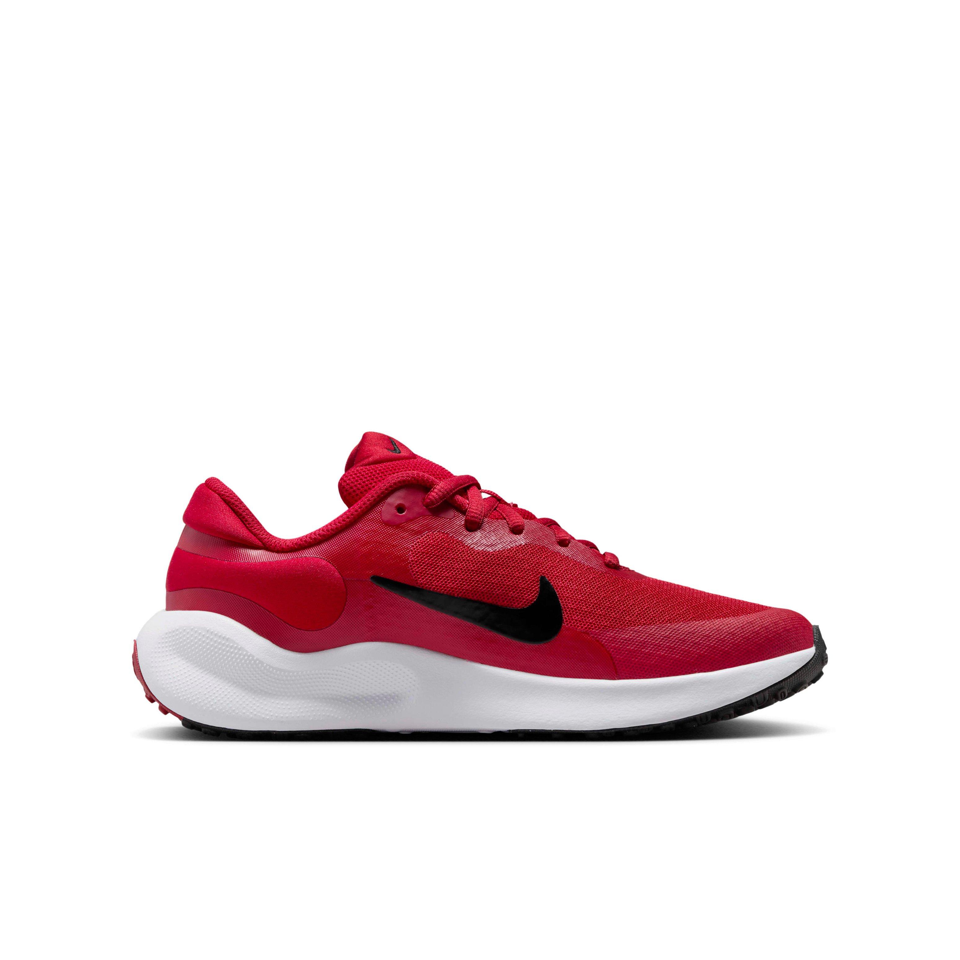 Nike Revolution 7 "Gym Red/White/Black" Grade School Boys' Running Shoe - RED/WHITE/BLACK Thumbnail View 1