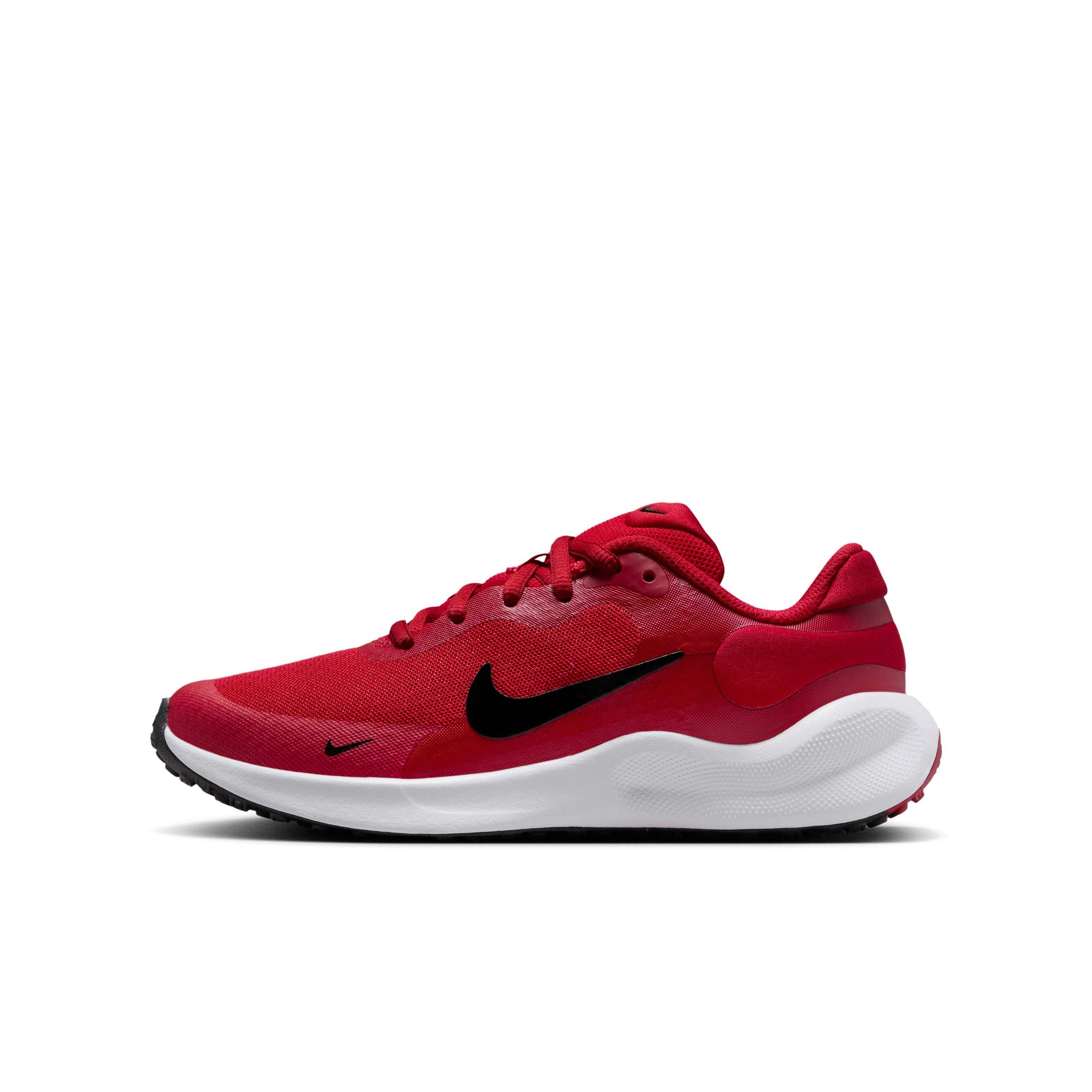 Nike Revolution 7 "Gym Red/White/Black" Grade School Boys' Running Shoe - RED/WHITE/BLACK Thumbnail View 2