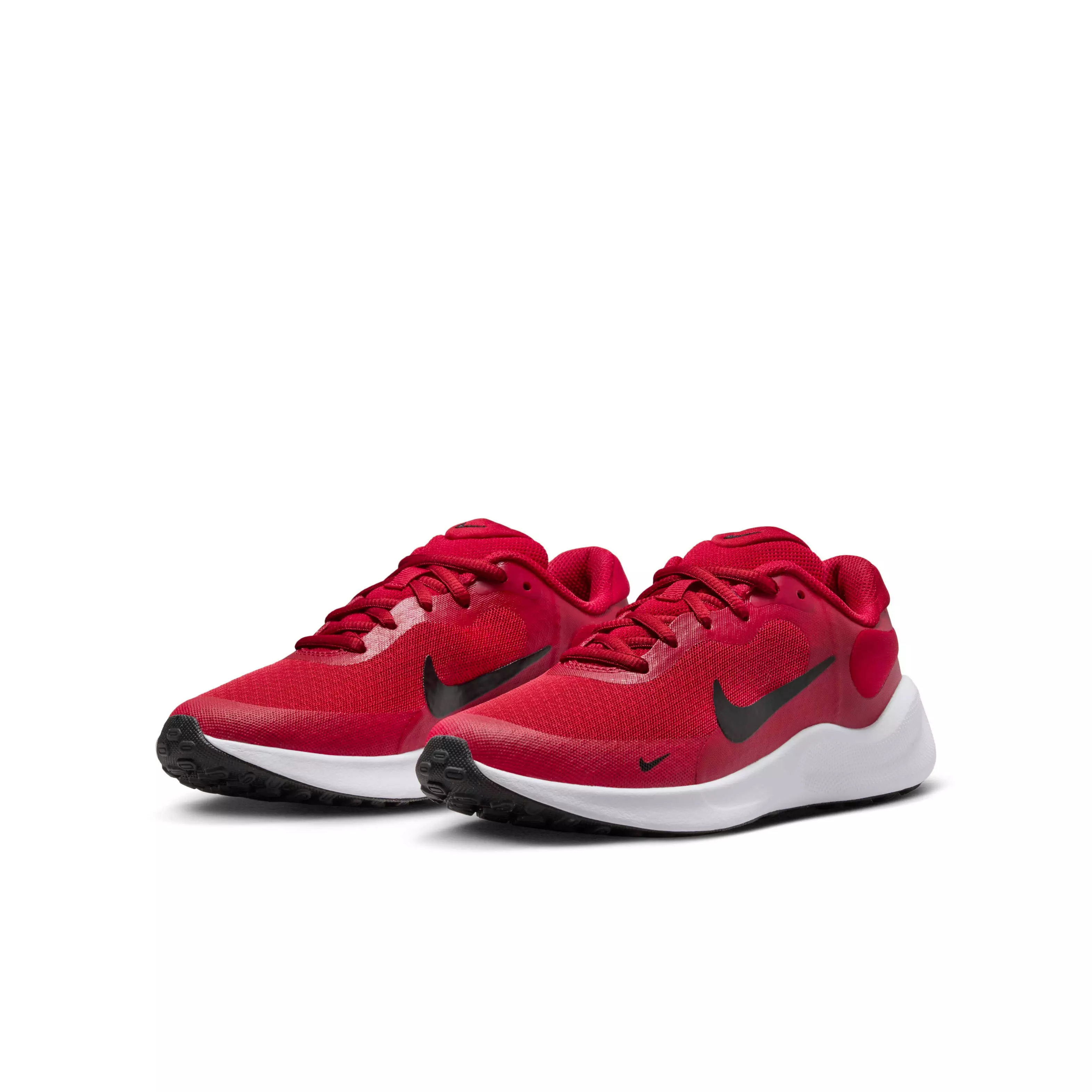Nike Revolution 7 "Gym Red/White/Black" Grade School Boys' Running Shoe - RED/WHITE/BLACK