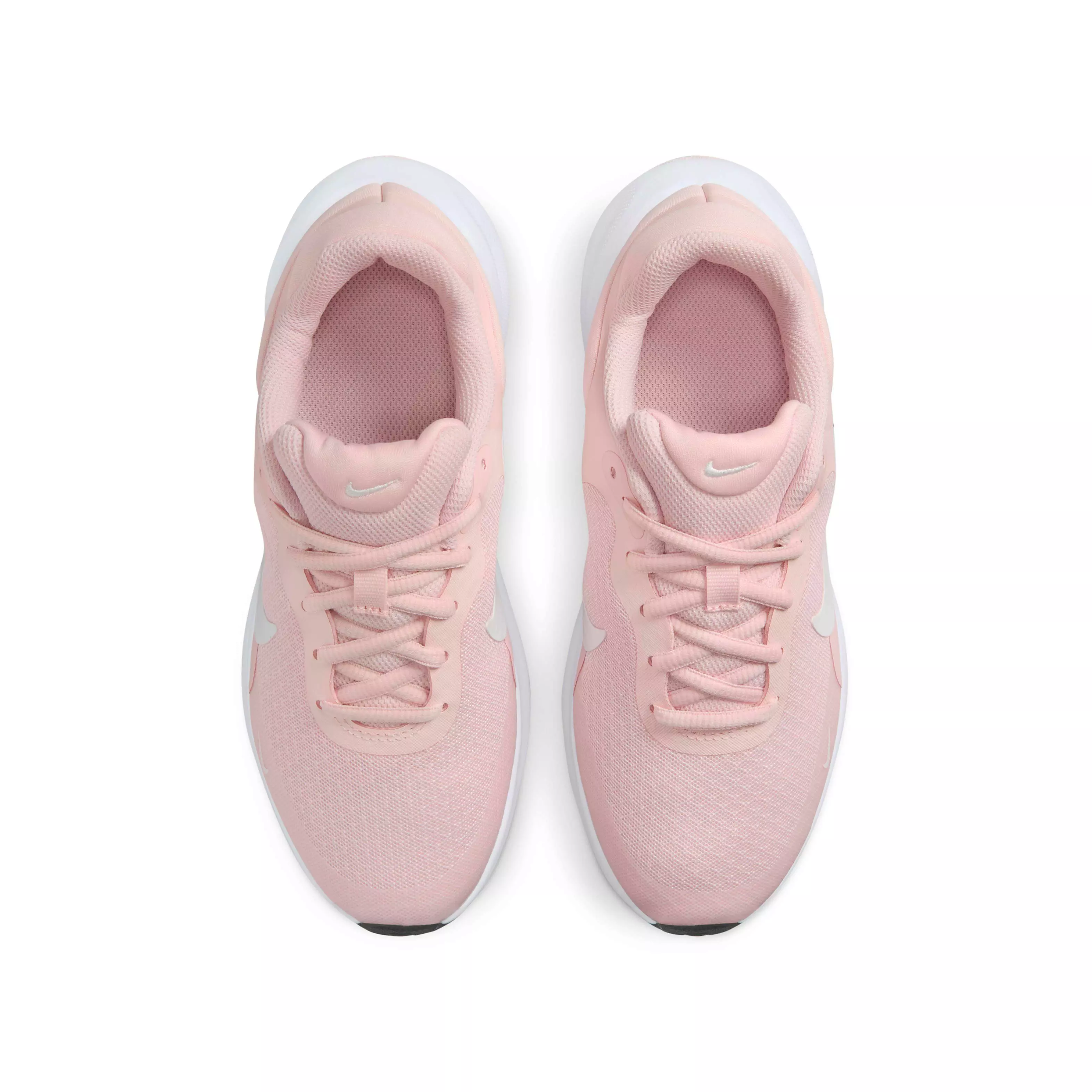 Nike Revolution 7 "Echo Pink/White/Black/Summit White" Grade School Girls' Running Shoe - PINK/WHITE/BLACK/WHITE