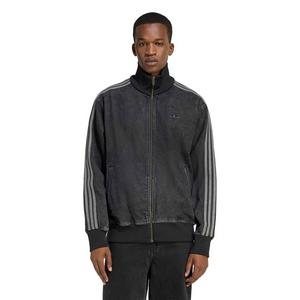adidas Originals Men's Adicolor Denim Firebird Track Top - Black