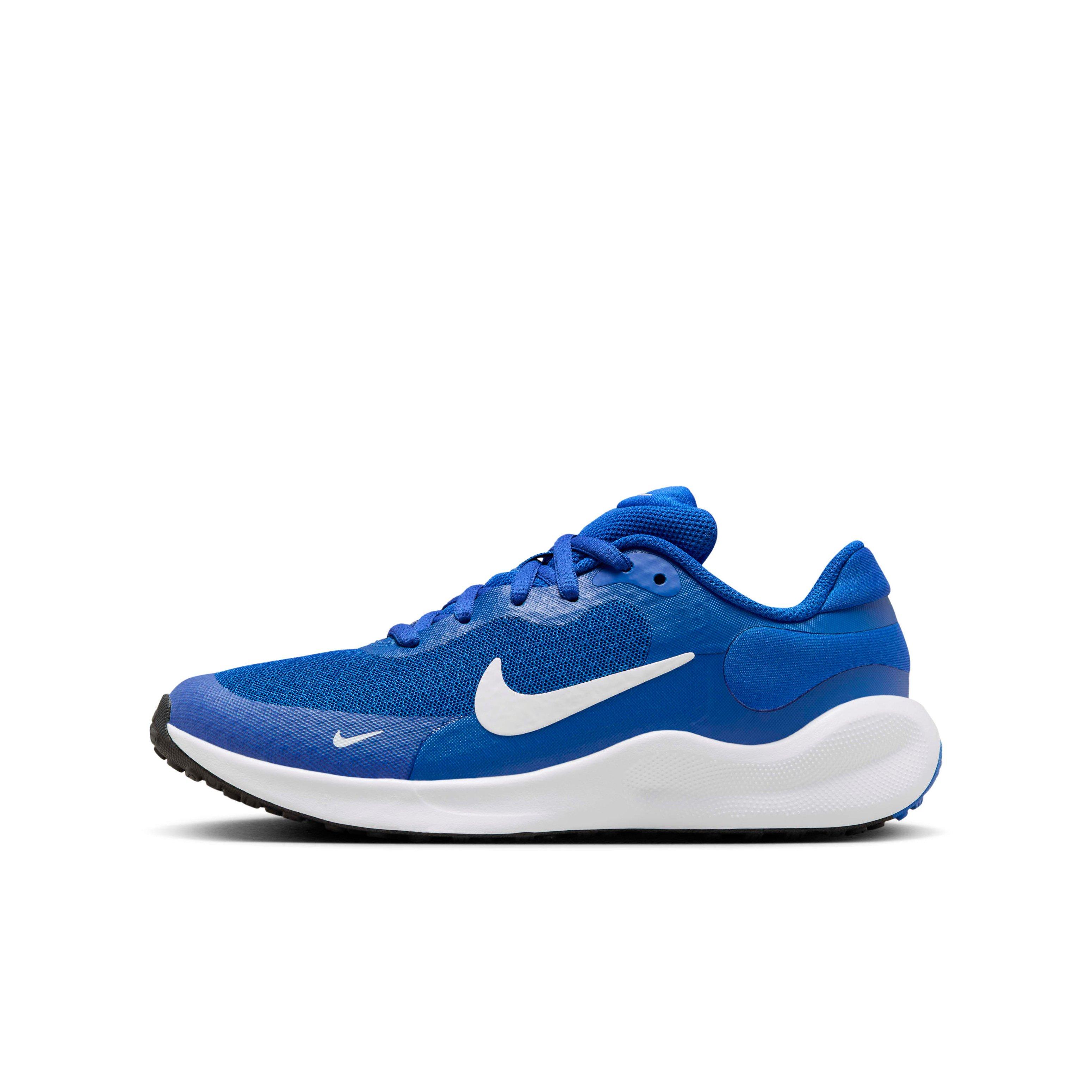 Nike Revolution 7 Grade School Boys' "Game Royal/Black/White" Running Shoe