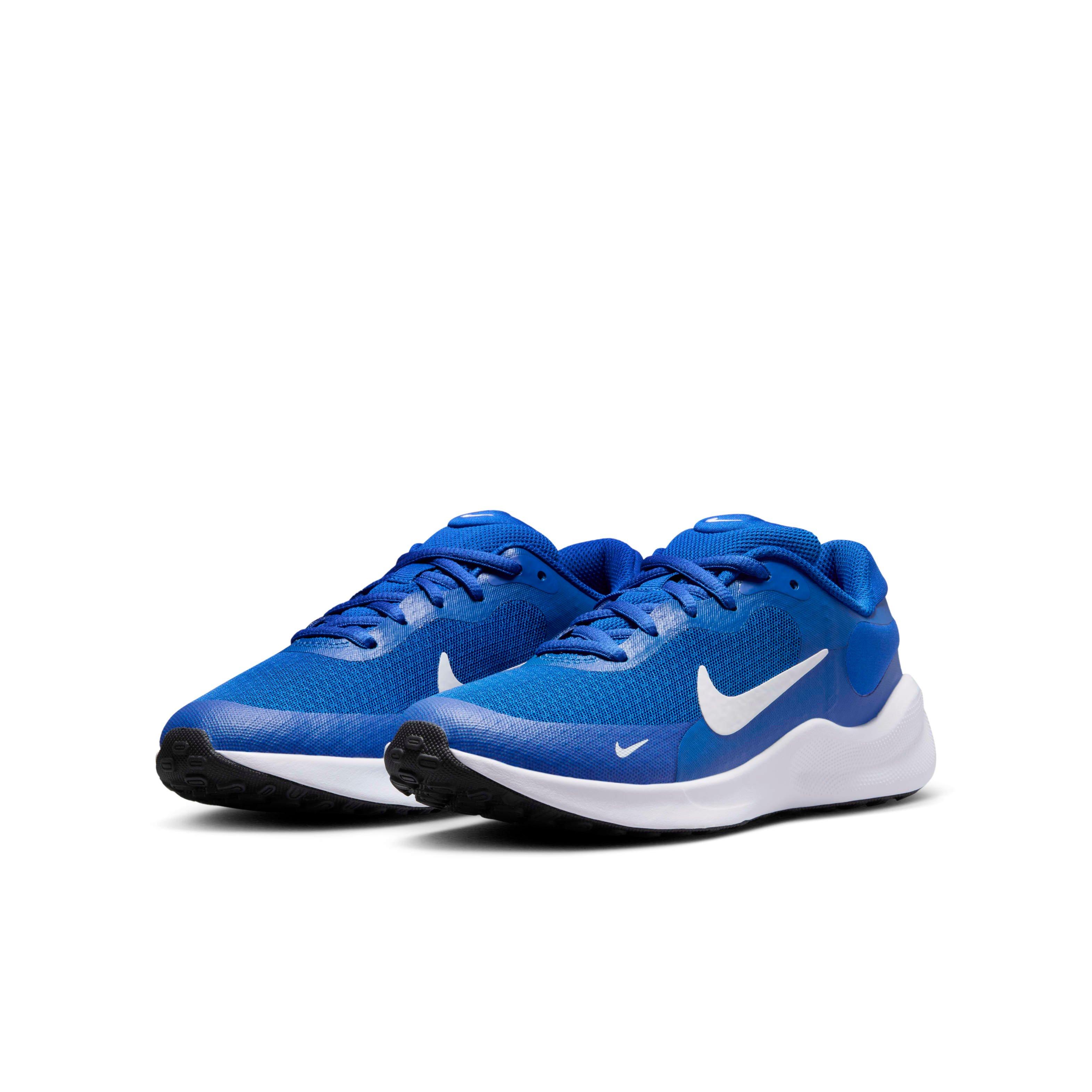 Nike Revolution 7 Grade School Boys' "Game Royal/Black/White" Running Shoe