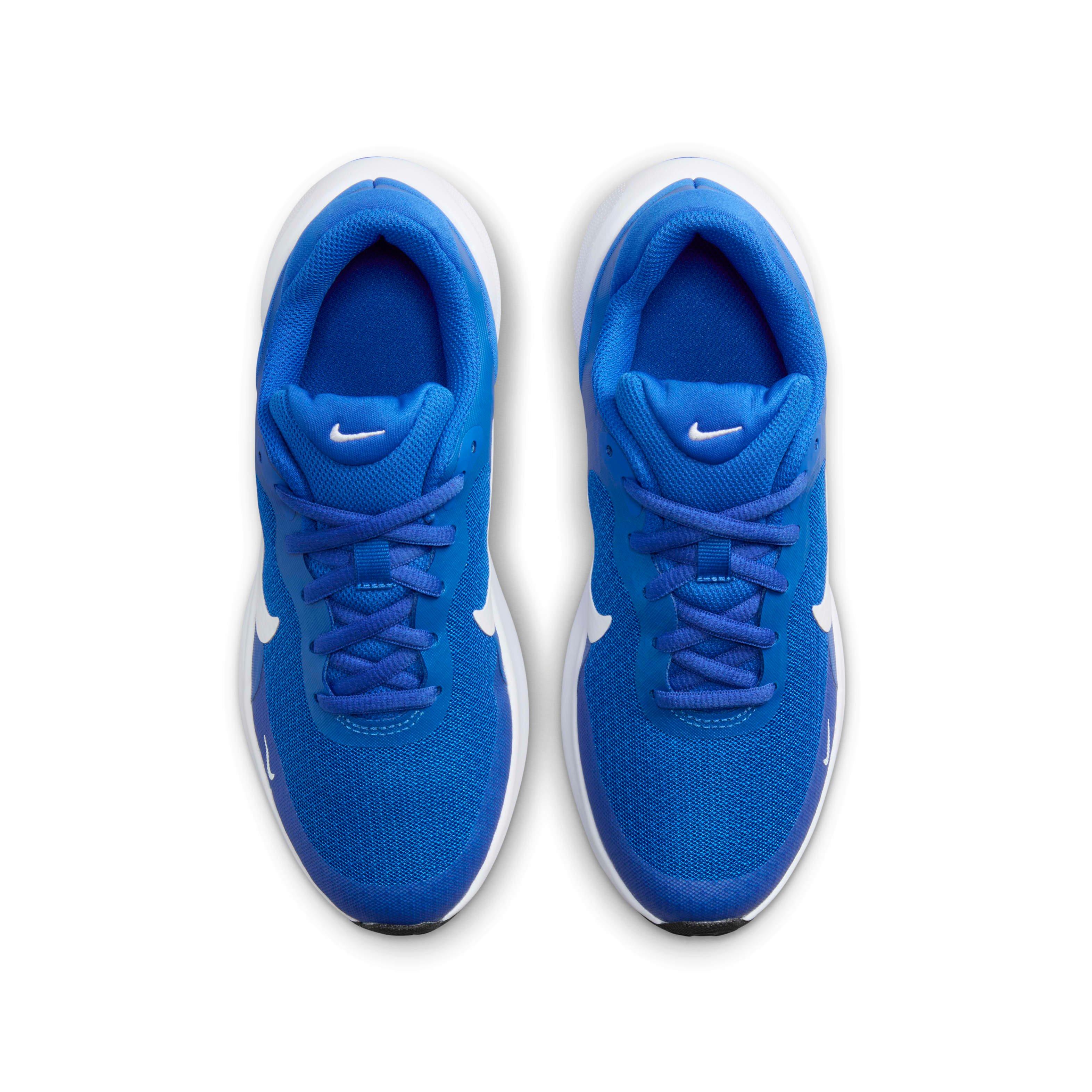 Nike Revolution 7 Grade School Boys' "Game Royal/Black/White" Running Shoe