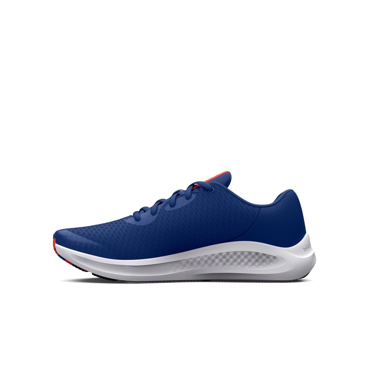 Under Armour Charged Pursuit 3 Grade School Boys' "Blue Mirage/After Burn/Black" Running Shoe