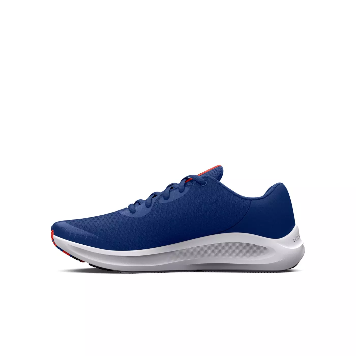 Under Armour Charged Pursuit 3 "Blue Mirage/After Burn/Black" Grade School Boys' Running Shoe - BLUE/BURN/BLACK