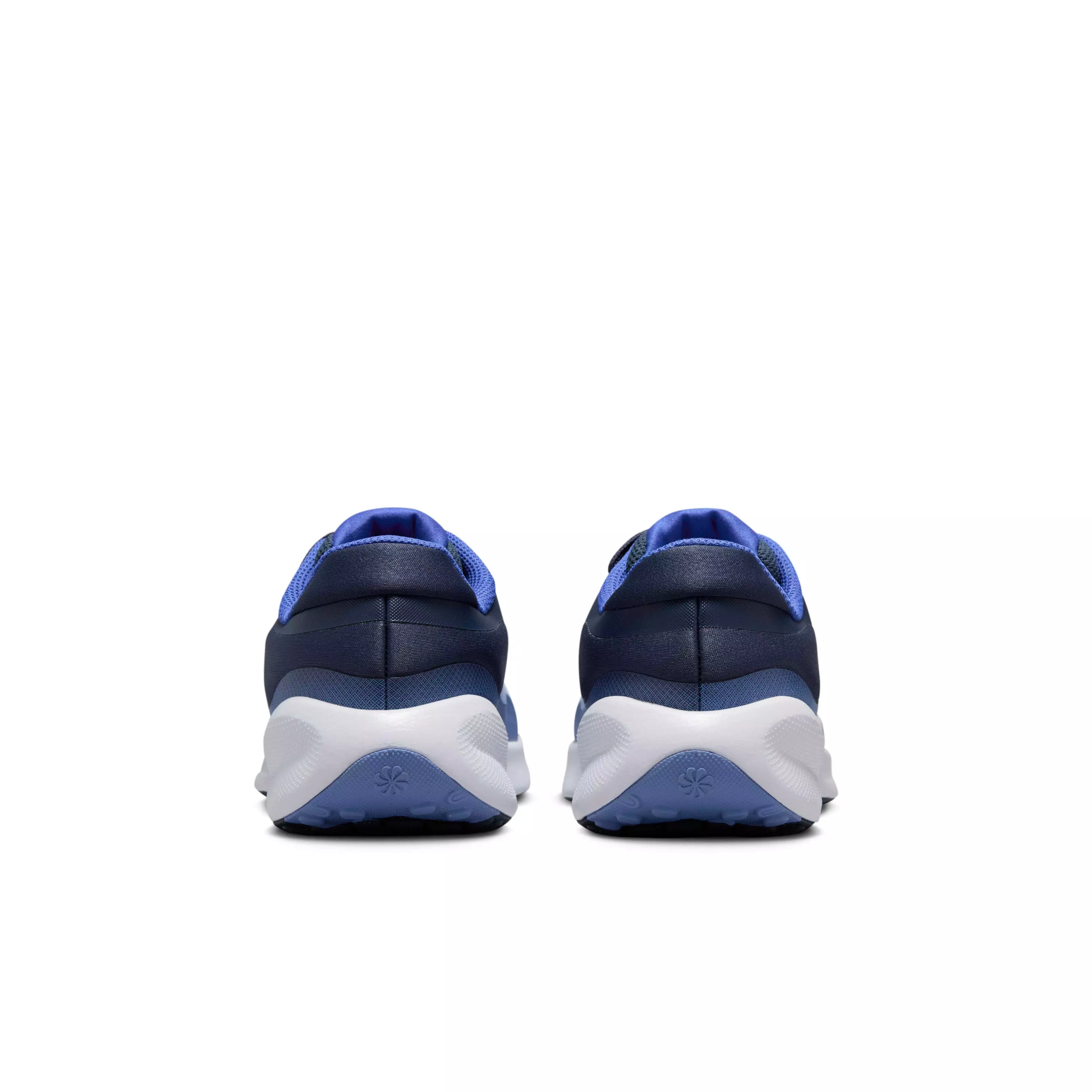 Nike Revolution 7 "Football Grey/Thunder Blue/Astronomy Blue/Royal Pulse" Grade School Boys' Running Shoe - GREY/BLUE/BLUE/ROYAL