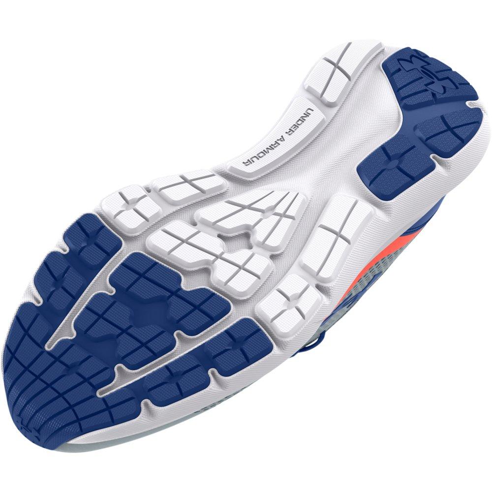 Under Armour Surge 3 "Harbor Blue/After Burn/Blue Mirage" Grade School Boys' Running Shoe - BLUE/BURN/BLUE Thumbnail View 4