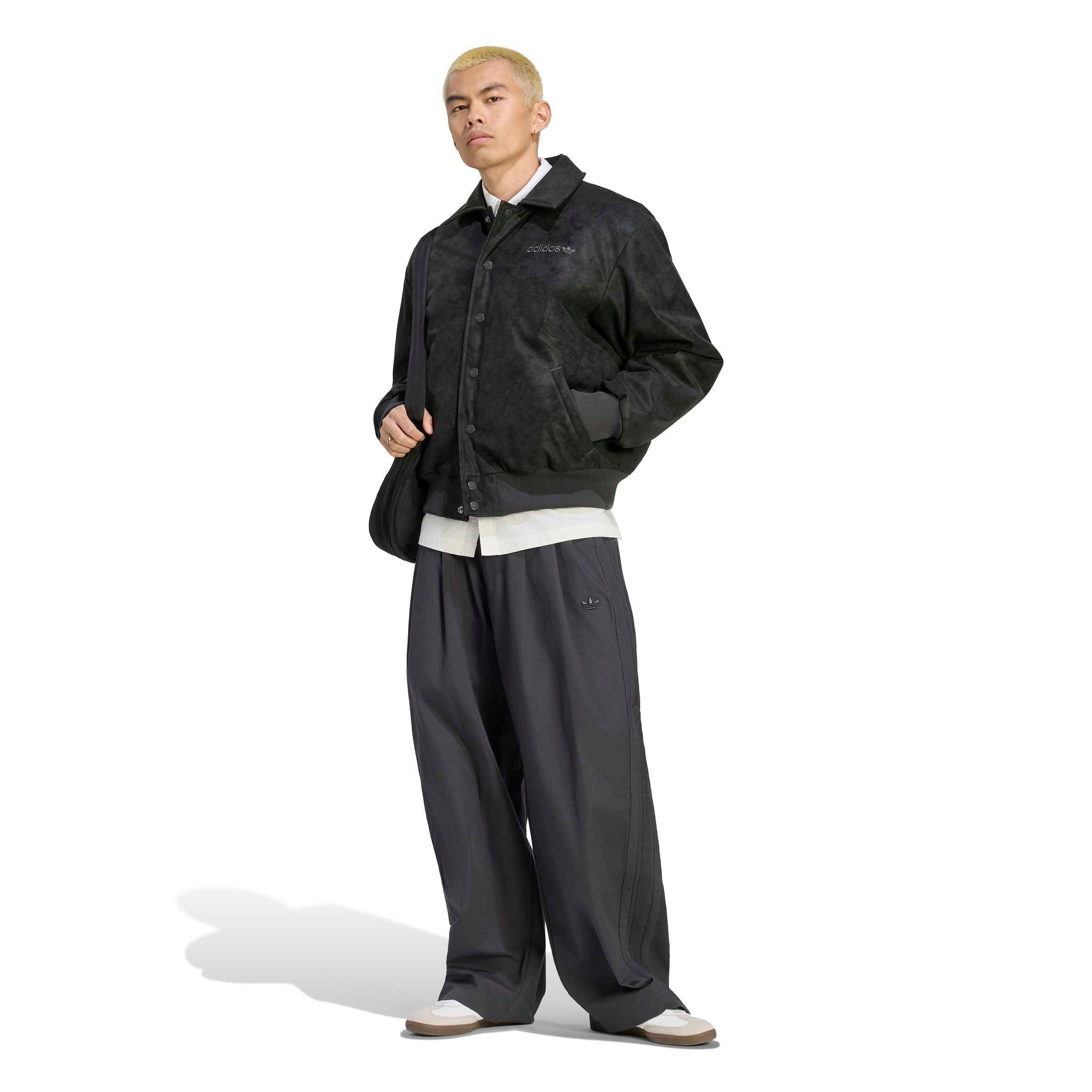 adidas Originals Men's Cutline Pleater Jacket - Black - BLACK