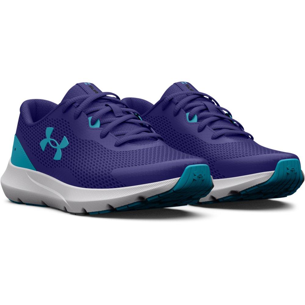 Under Armour Surge 3 Grade School Boys' "Sonar Blue/Blue Surf" Running Shoe