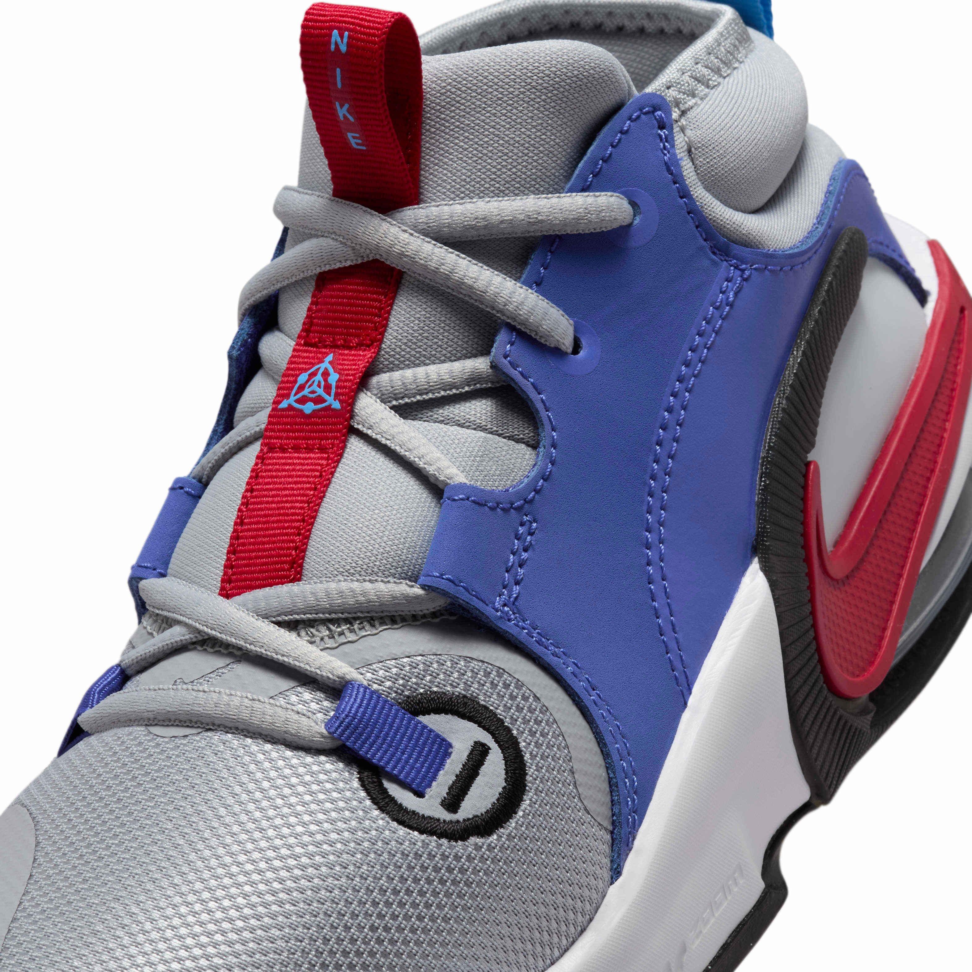 Nike Air Zoom Crossover 2 Grade School Boys' "Wolf Grey/Black/Blue/Gym Red" Basketball Shoe