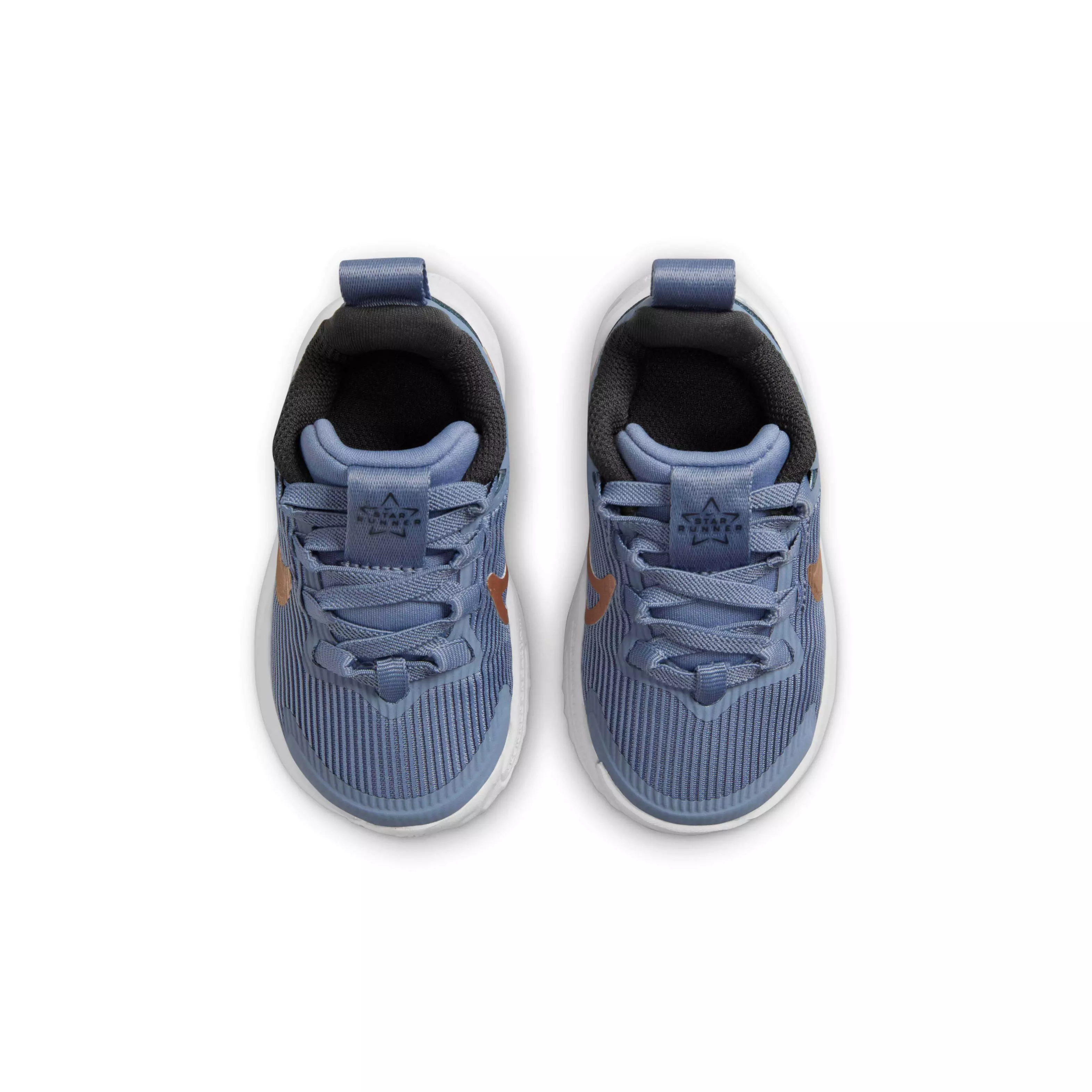 Nike Star Runner 4 "Ashen Slate/Armory Navy/Pure Platinum/Red Bronze" Infant Boys' Running Shoe - SLATE/NAVY/PLATINUM/BRONZE
