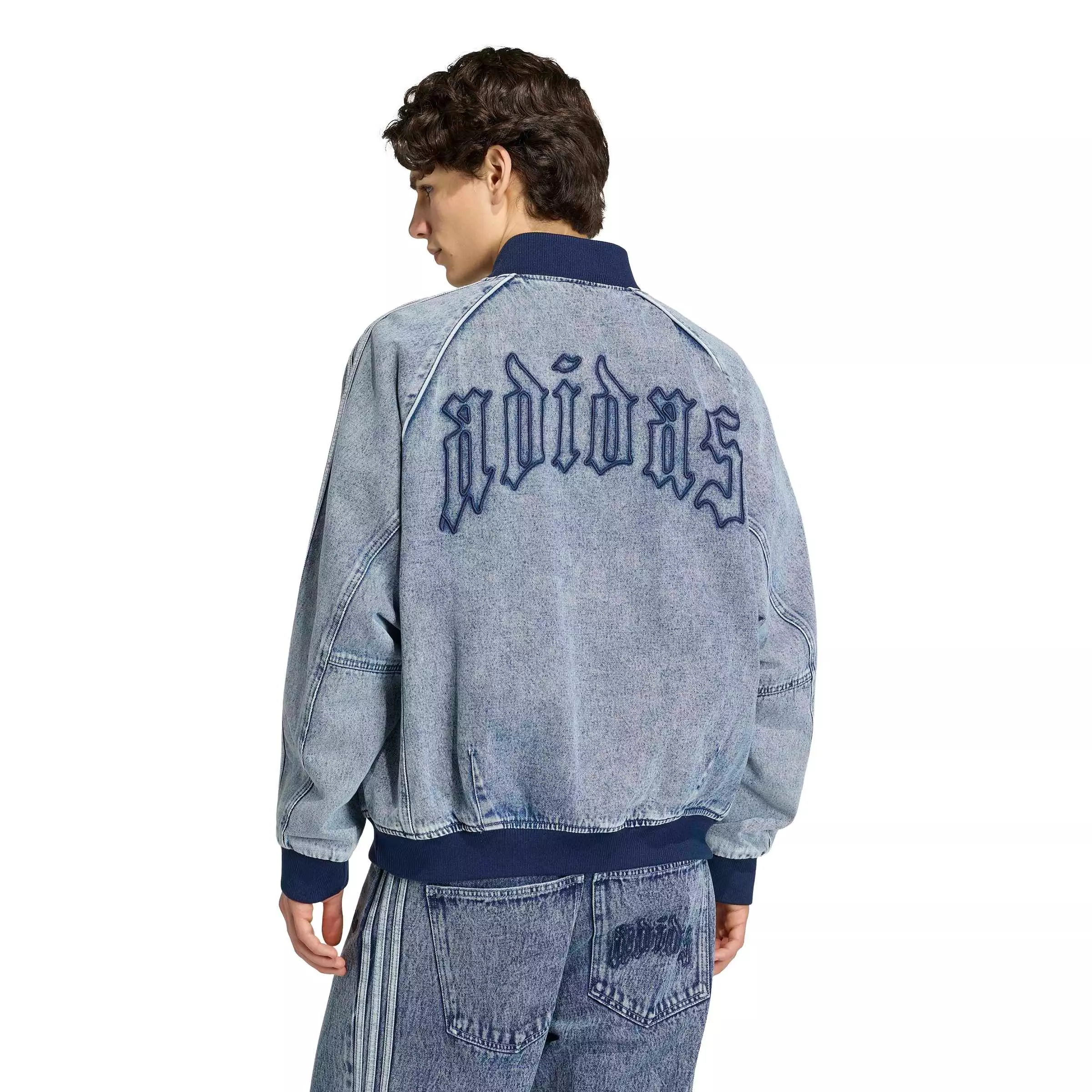 adidas Originals Men's Superstar Track Top - Lt Blue - LT BLUE