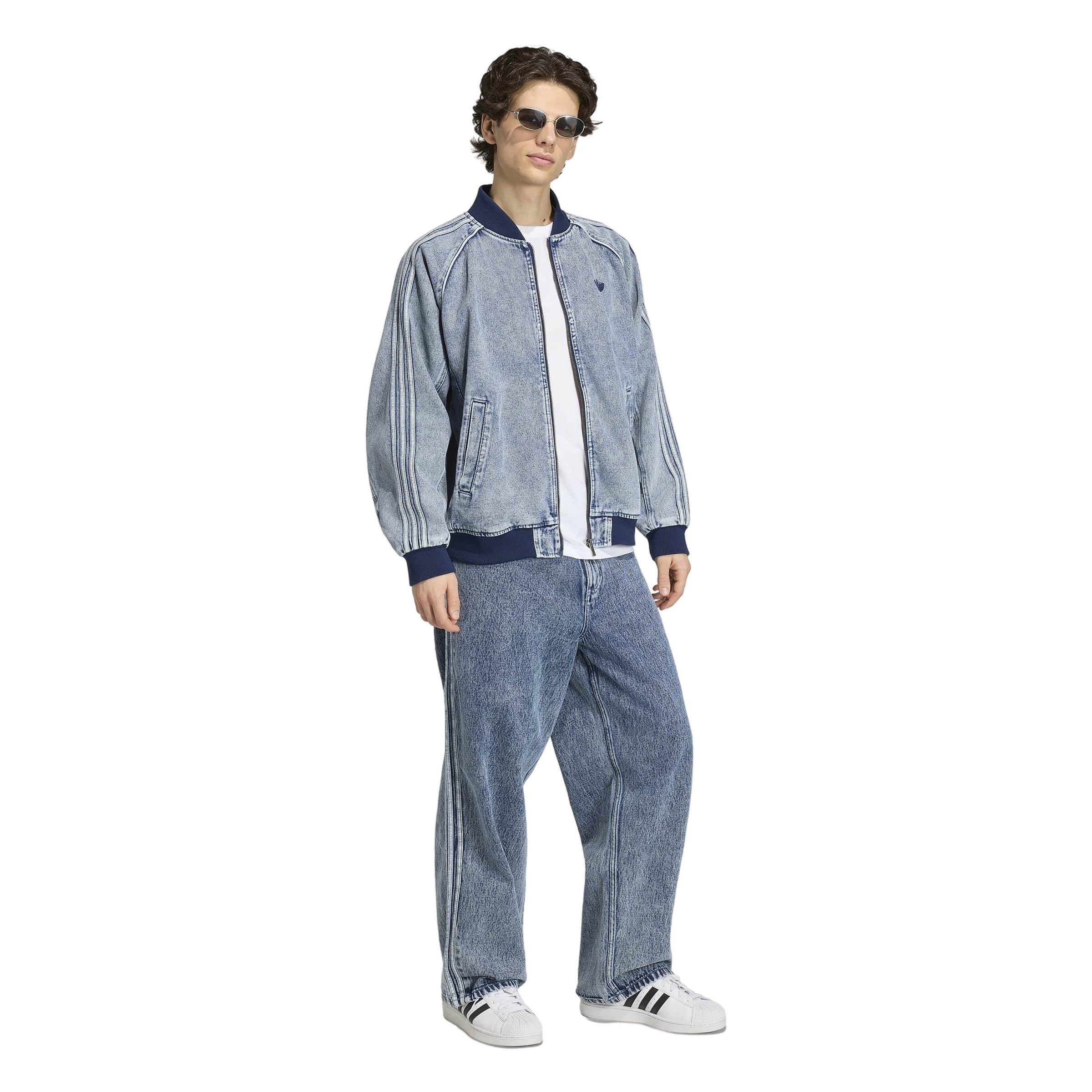 adidas Originals Men's Superstar Track Top - Lt Blue - LT BLUE