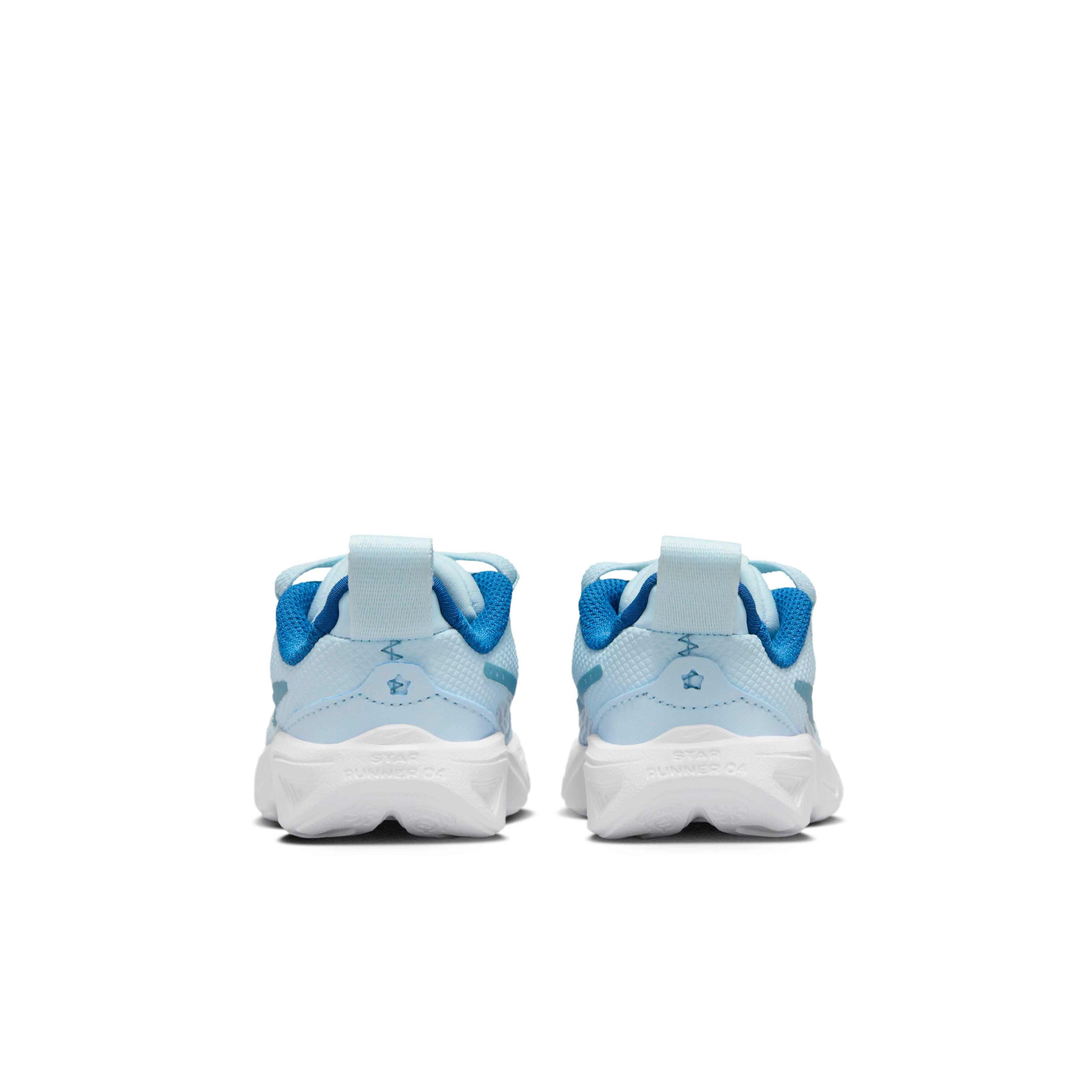 Nike Star Runner 4 Infant Boys' "Glacier Blue/Astronomy Blue/White/Denim Turquoise" Running Shoe