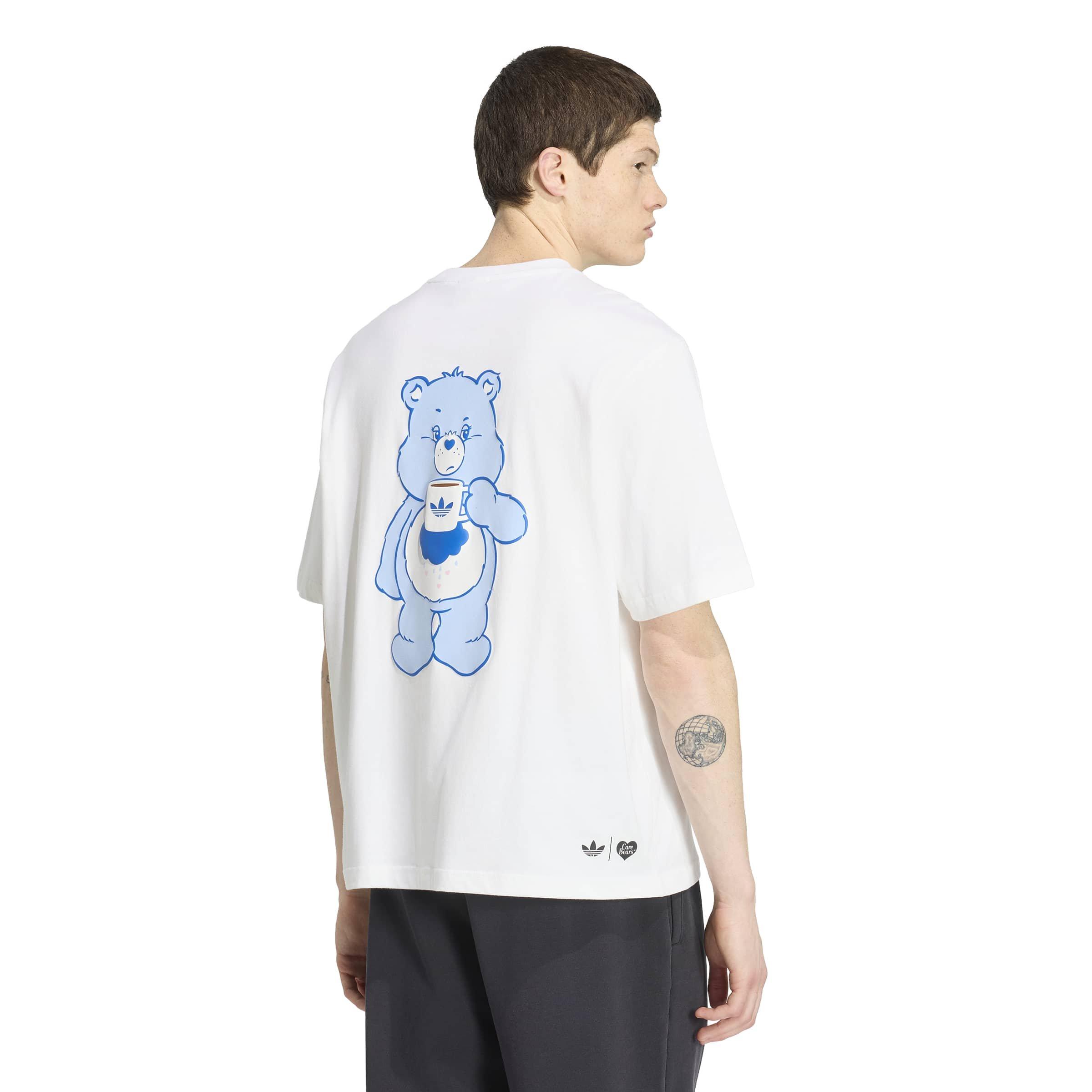 adidas Originals Men's Care Bears OS T-Shirt - White - WHITE Thumbnail View 2