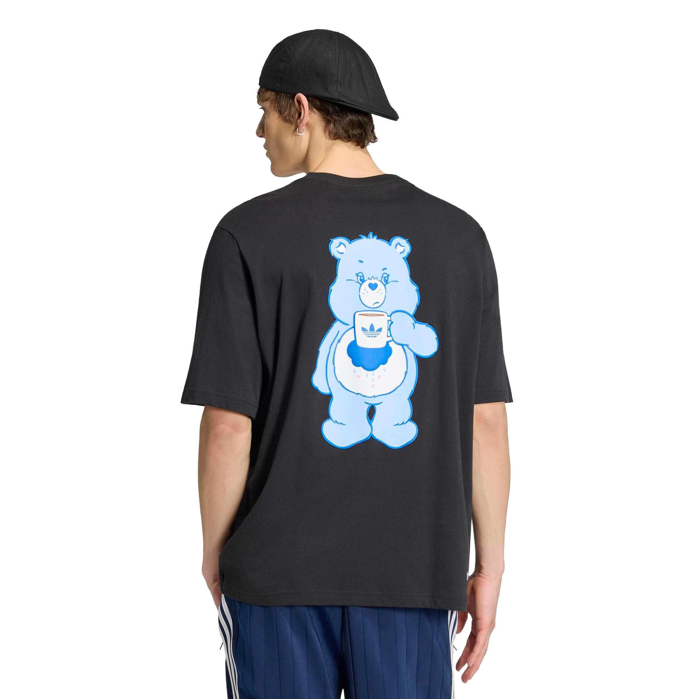 adidas Originals Men's Care Bears OS T-Shirt - Black - BLACK Thumbnail View 2