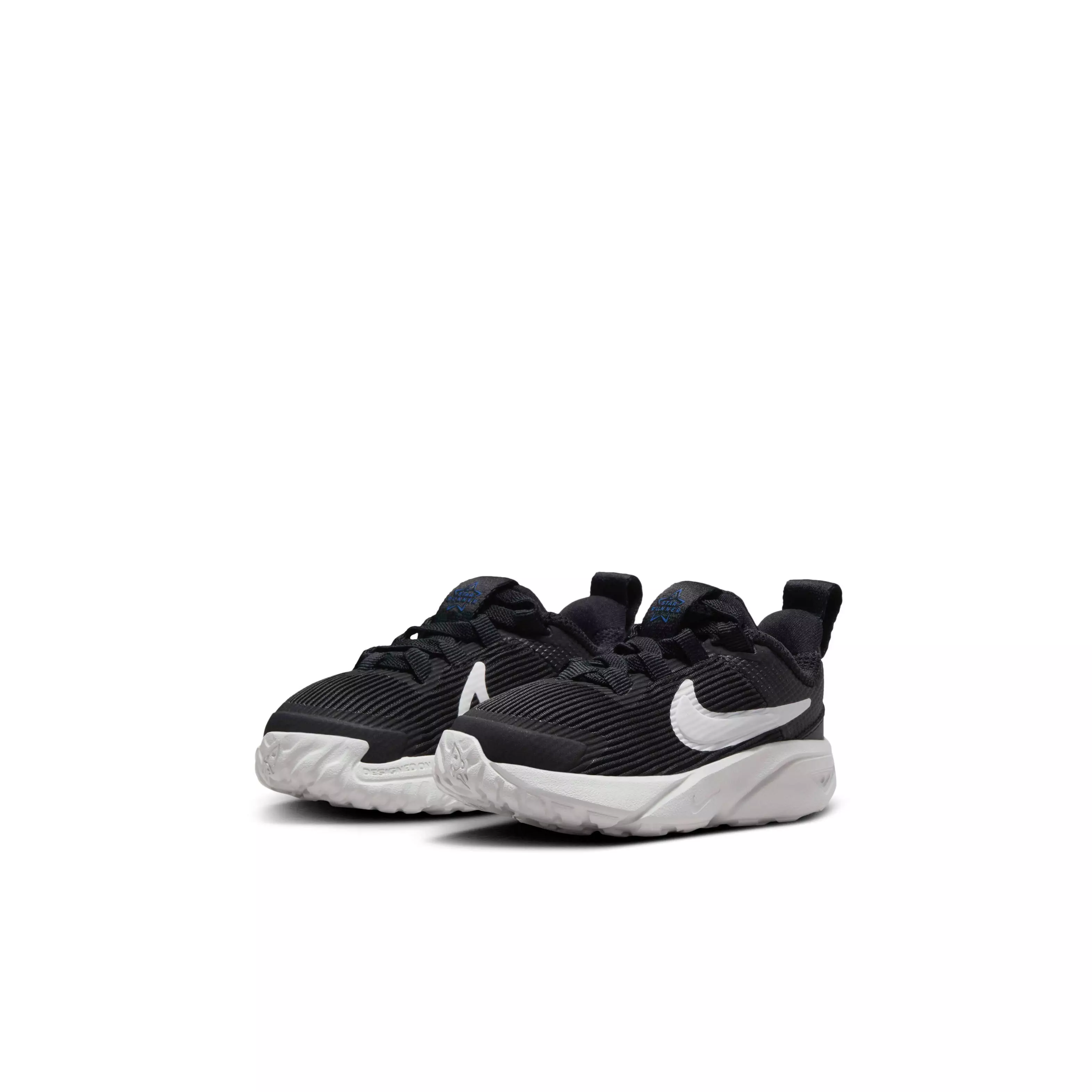 Nike Star Runner 4 "Black/Astronomy Blue/Photon Dust/White" Infant Boys' Running Shoe - BLACK/BLUE/DUST/WHITE