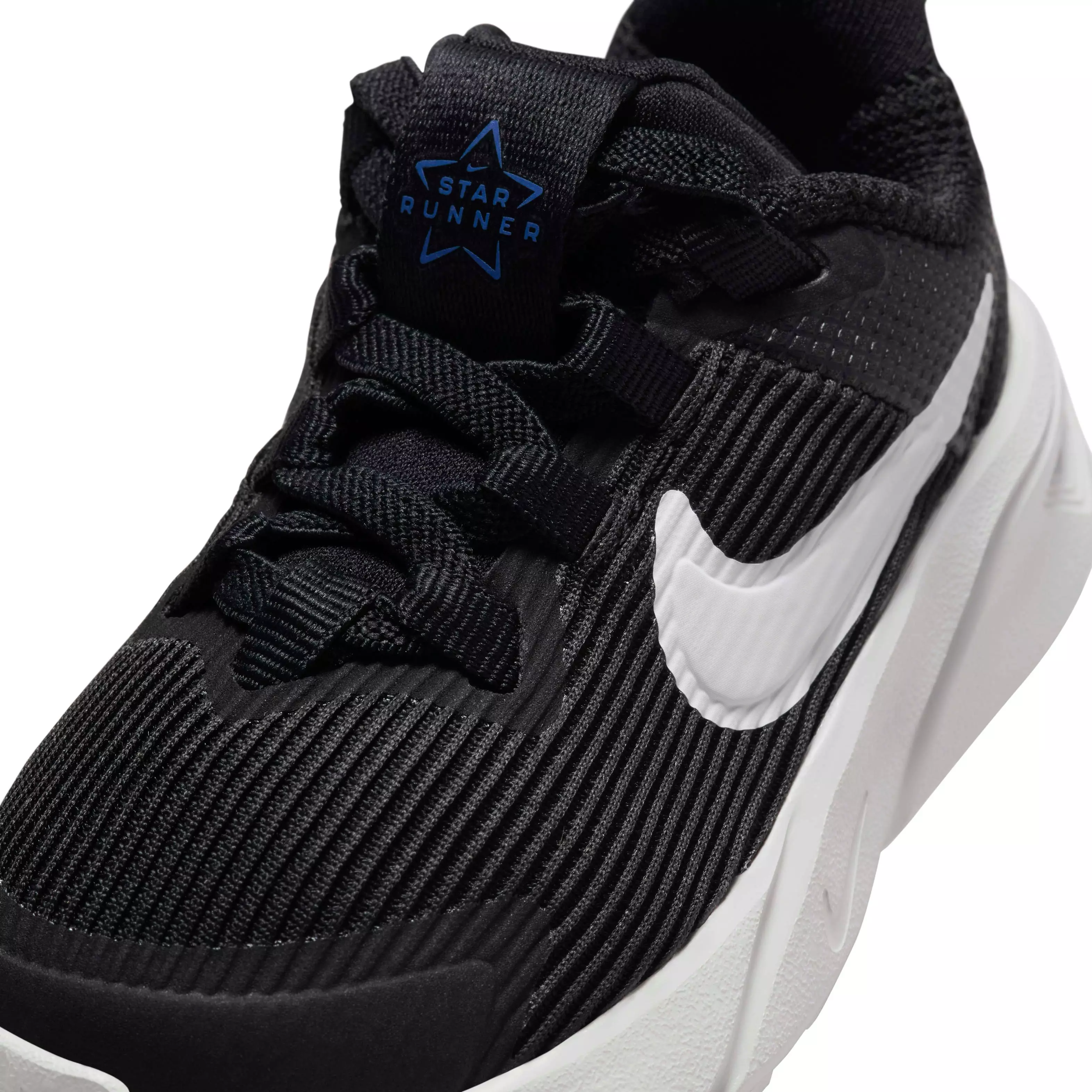 Nike Star Runner 4 "Black/Astronomy Blue/Photon Dust/White" Infant Boys' Running Shoe - BLACK/BLUE/DUST/WHITE