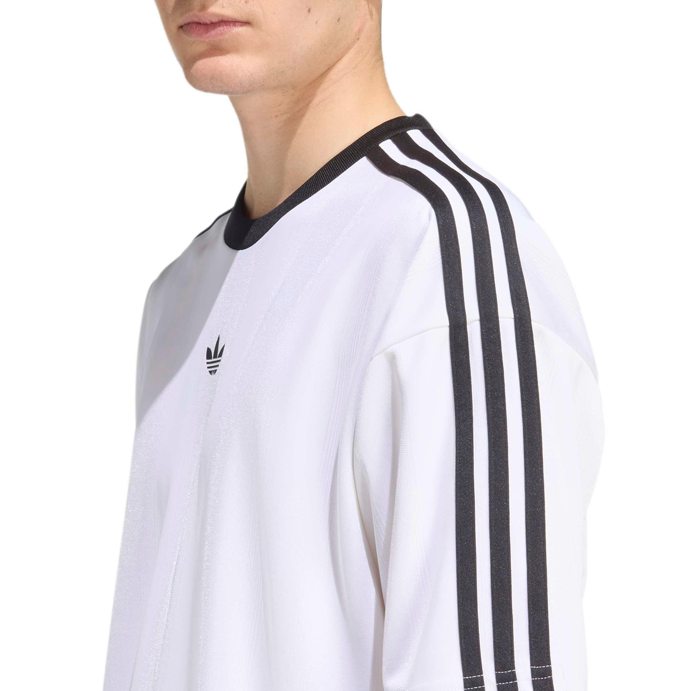 adidas Originals Men's Adicolor Jacquard Jersey - White - WHITE Thumbnail View 4