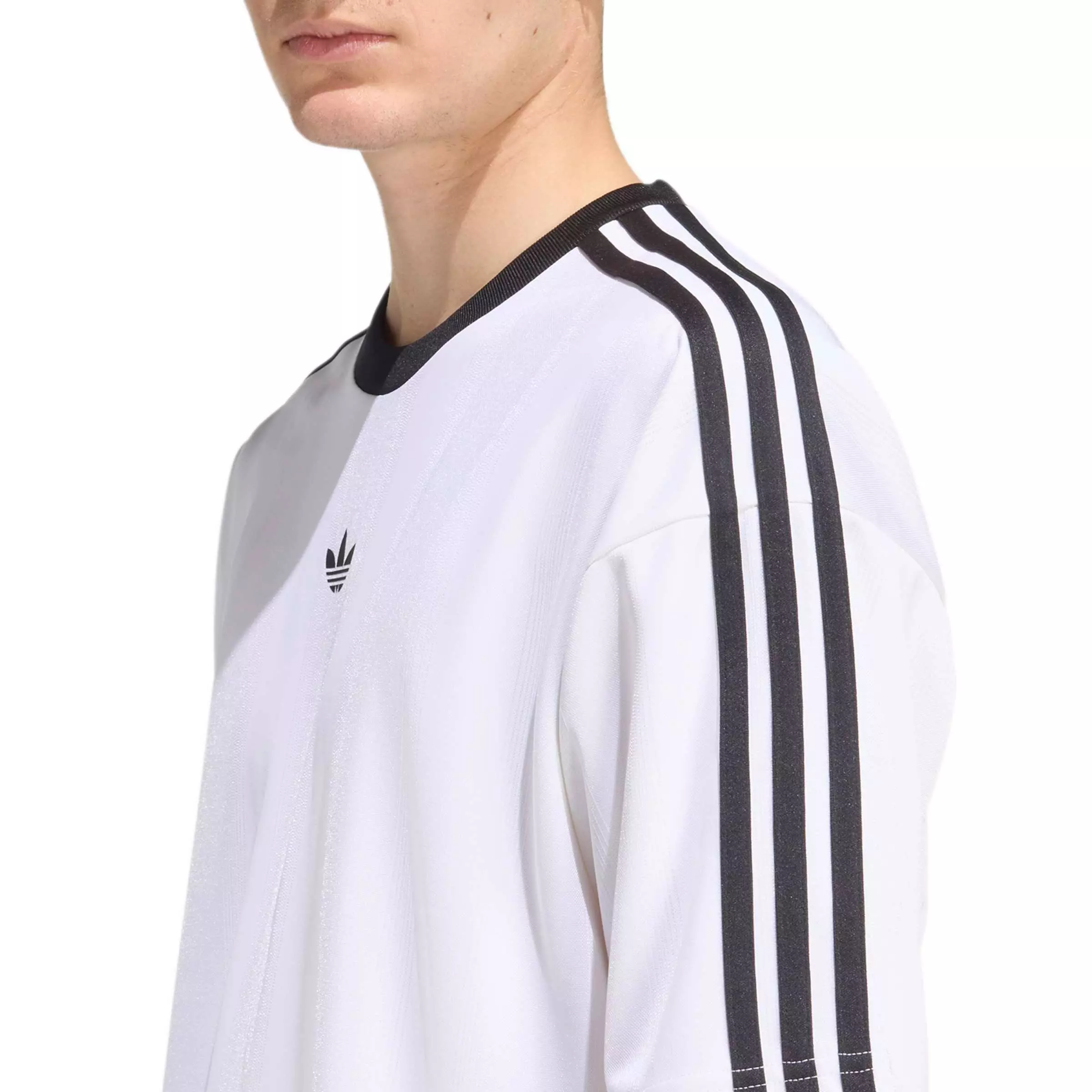 adidas Originals Men's Adicolor Jacquard Jersey - White - WHITE