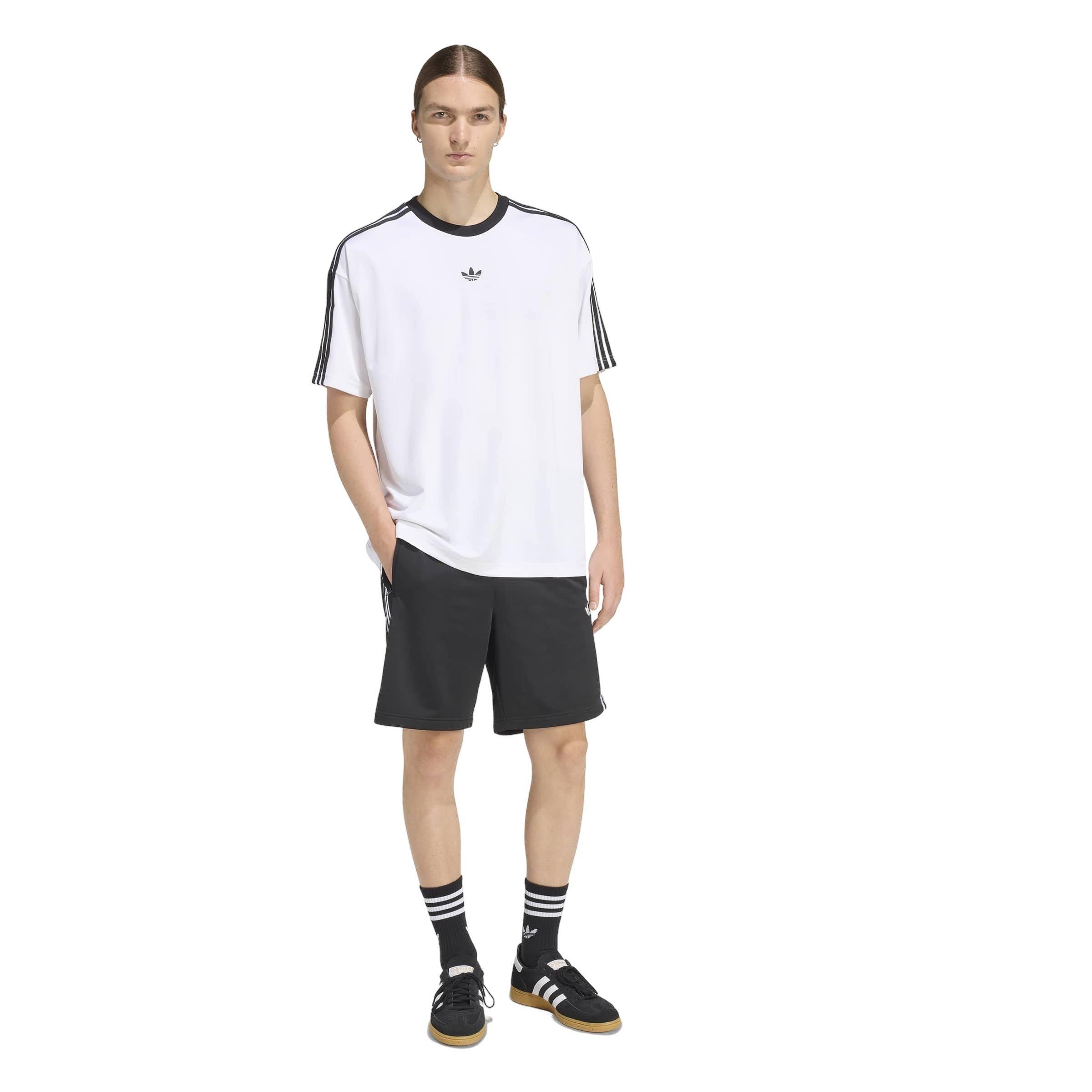 adidas Originals Men's Adicolor Jacquard Jersey - White - WHITE Thumbnail View 5