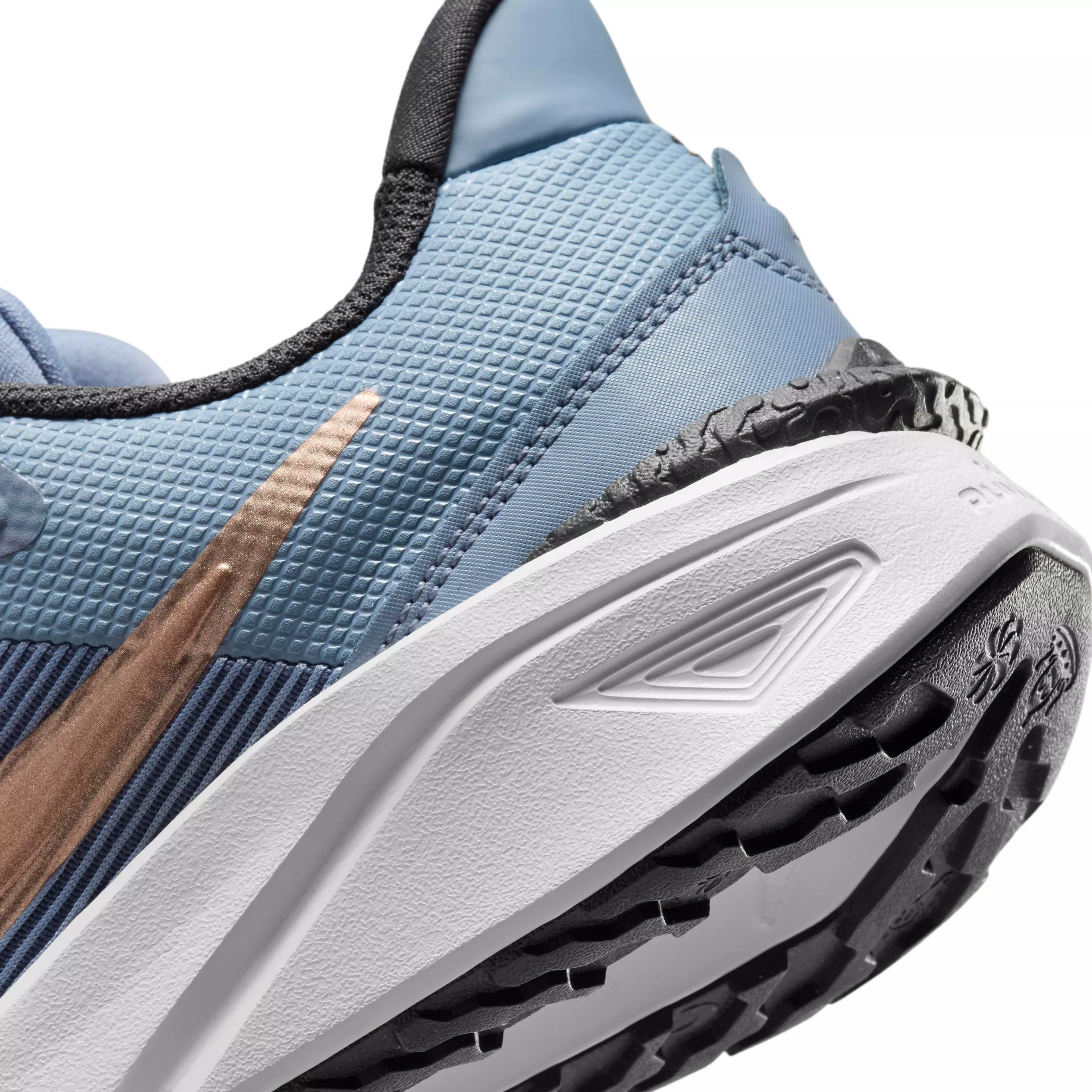 Nike Star Runner 4 "Ashen Slate/Armory Navy/Platinum/Metallic Red Bronze" Grade School Boys' Shoe - SLATE/NAVY/PLATINUM/BRONZE