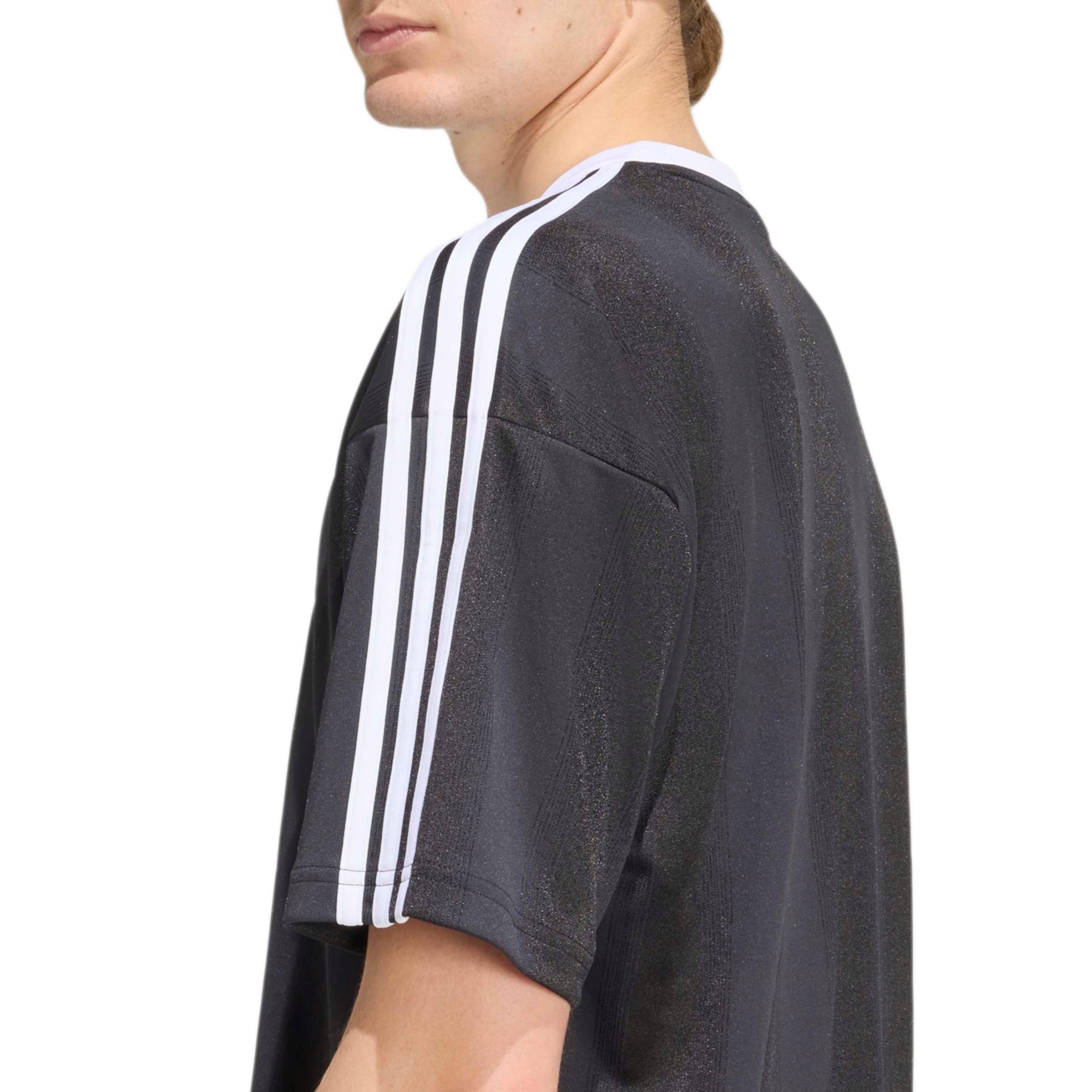 adidas Originals Men's Adicolor Jacquard Jersey - Black - BLACK Thumbnail View 4
