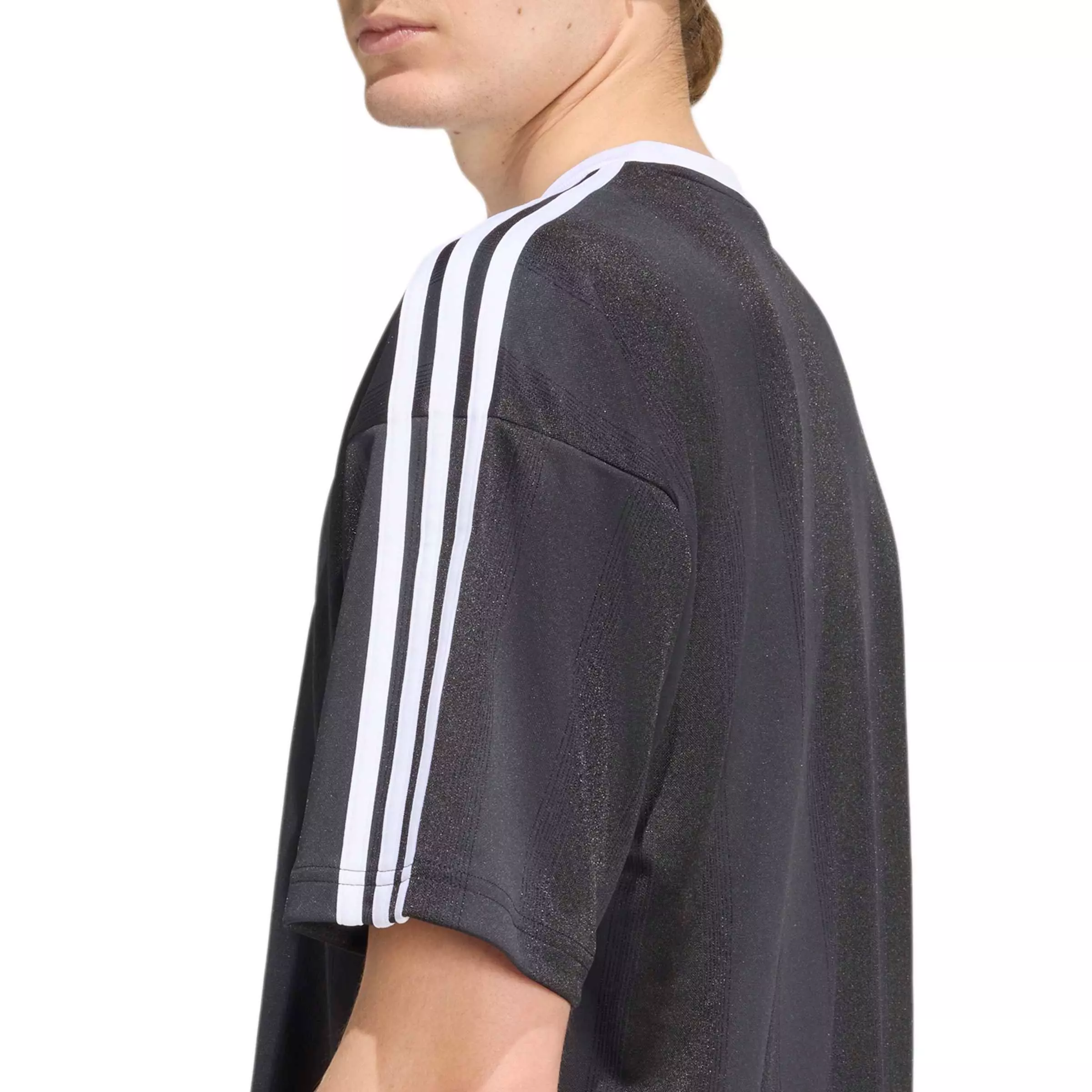 adidas Originals Men's Adicolor Jacquard Jersey - Black - BLACK