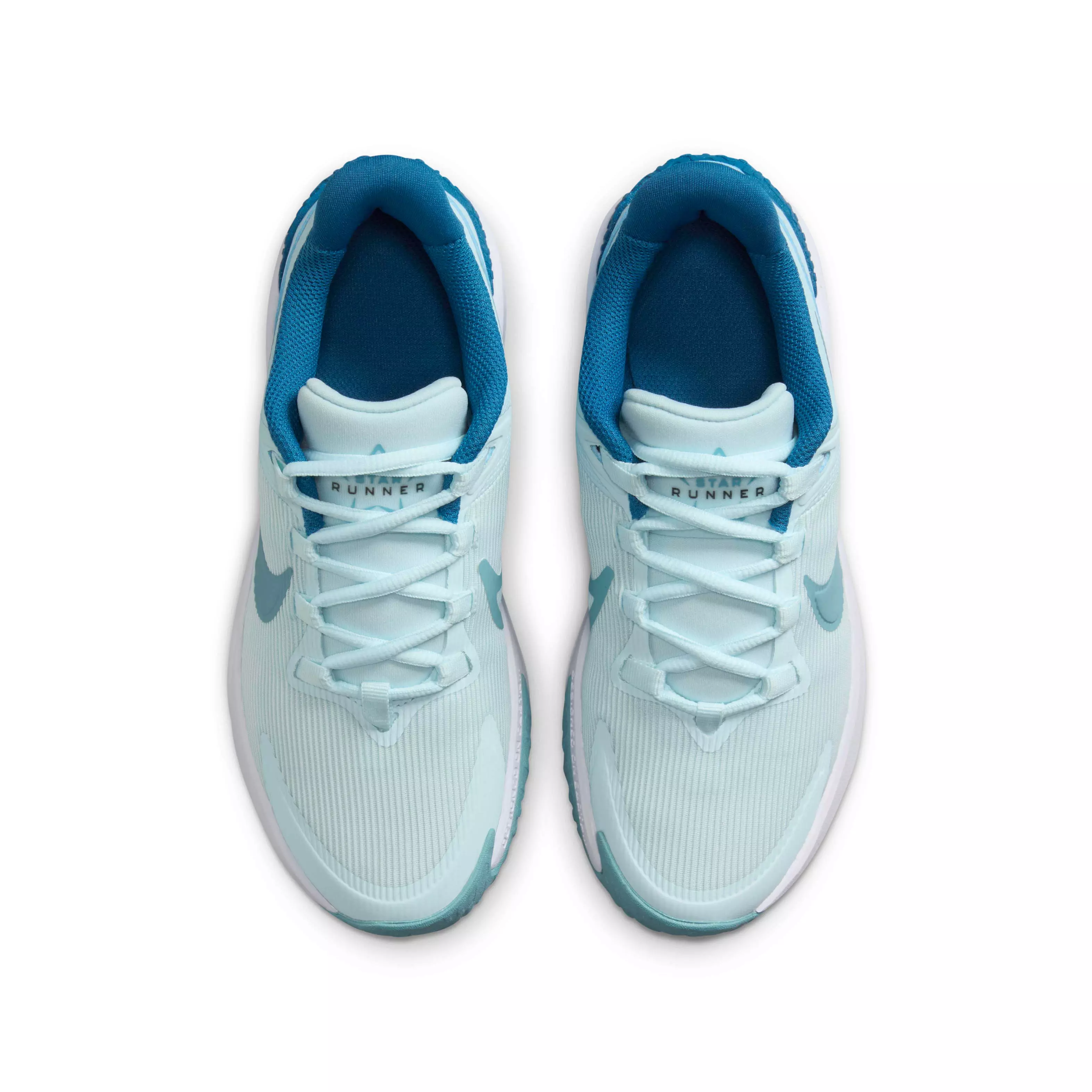 Nike Star Runner 4 "Glacier Blue/Astronomy Blue/White/Denim Turquoise" Grade School Kids' Shoe - BLUE/BLUE/WHITE/TURQUOISE