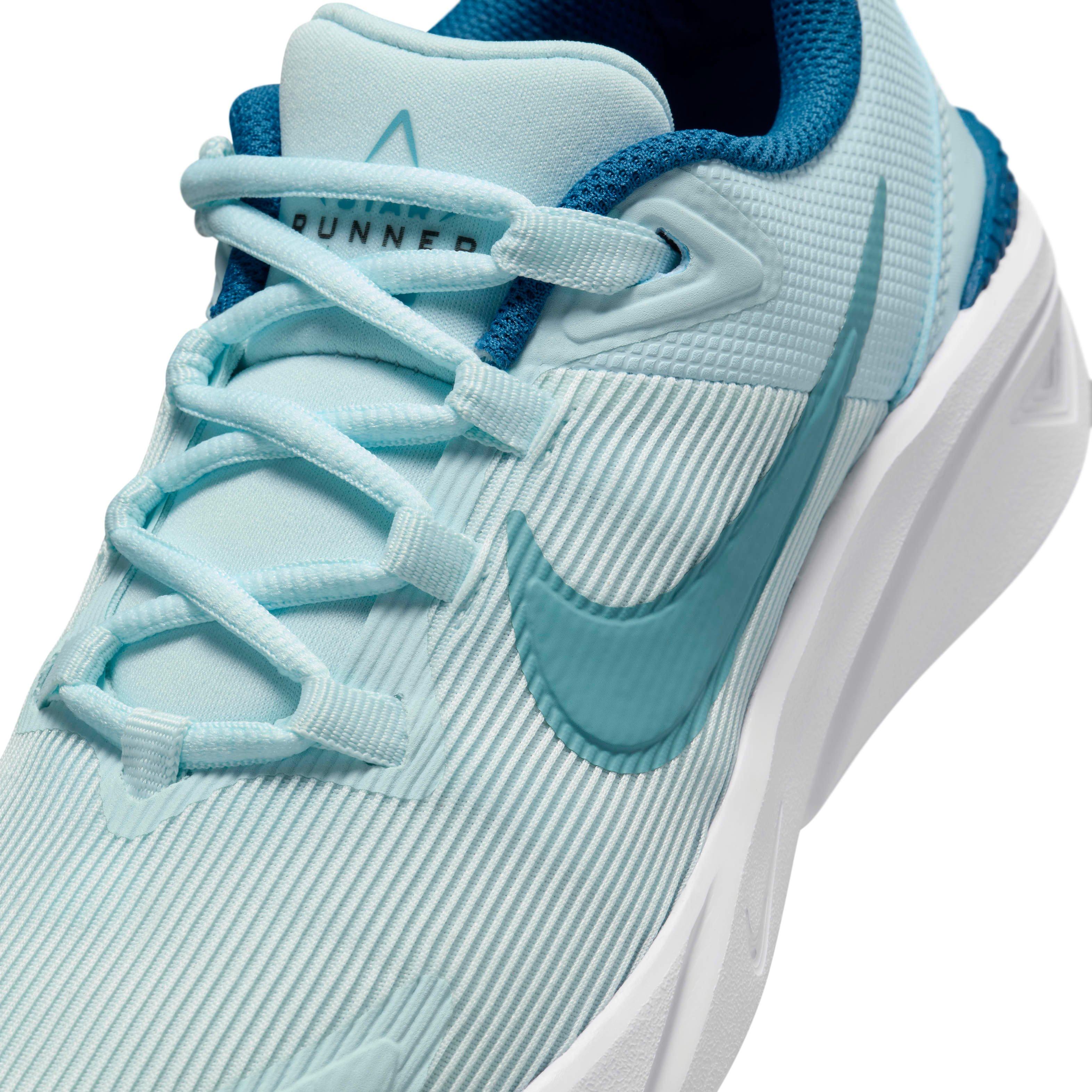 Nike Star Runner 4 Grade School Kids' "Glacier Blue/Astronomy Blue/White/Denim Turquoise" Shoe