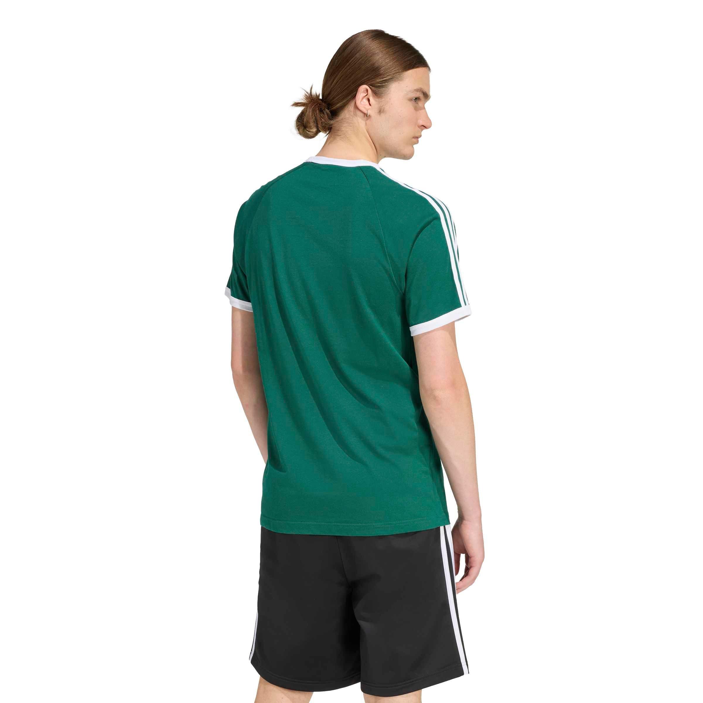 adidas Originals Men's 3-Stripes T-Shirt - Green - GREEN Thumbnail View 2