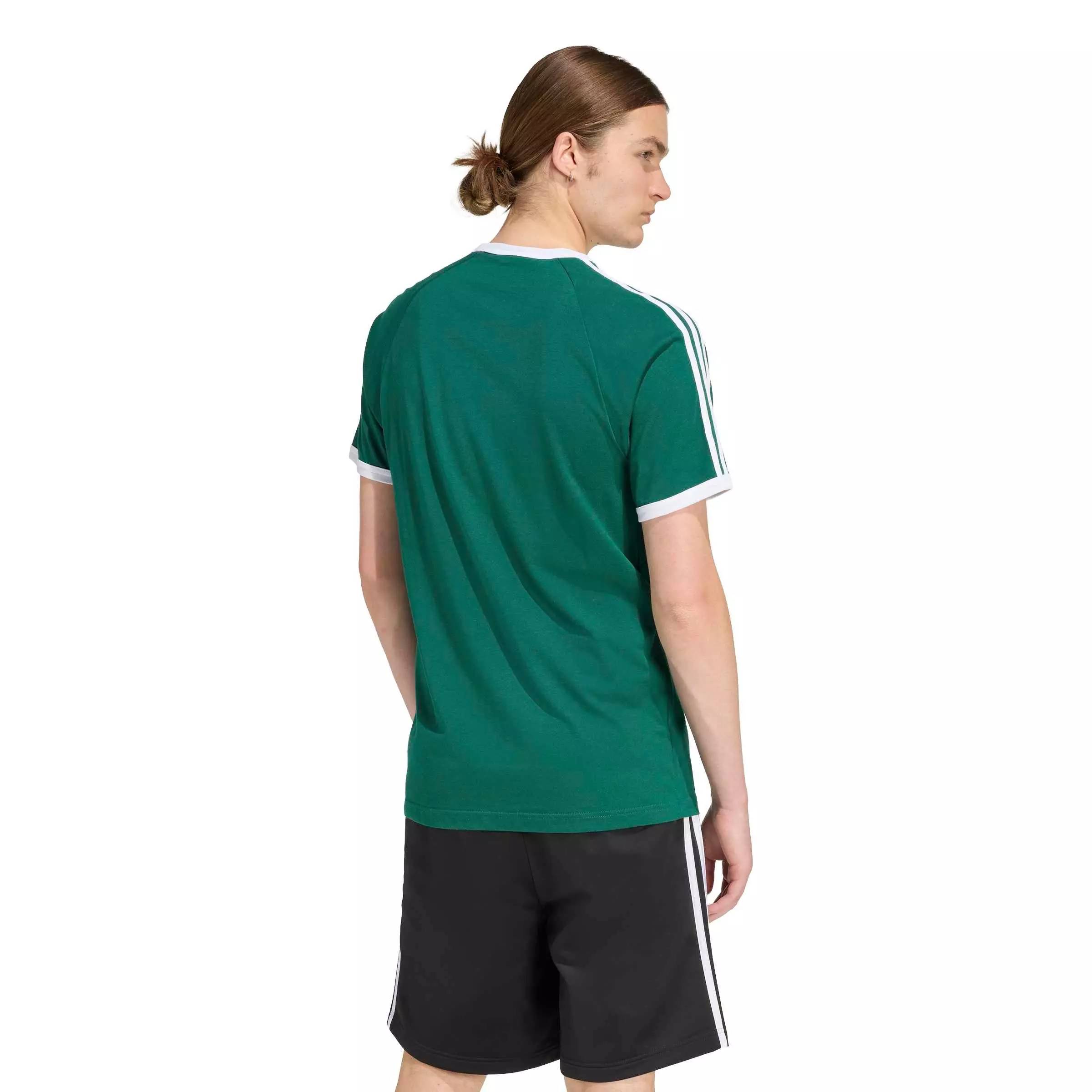 adidas Originals Men's 3-Stripes T-Shirt - Green - GREEN