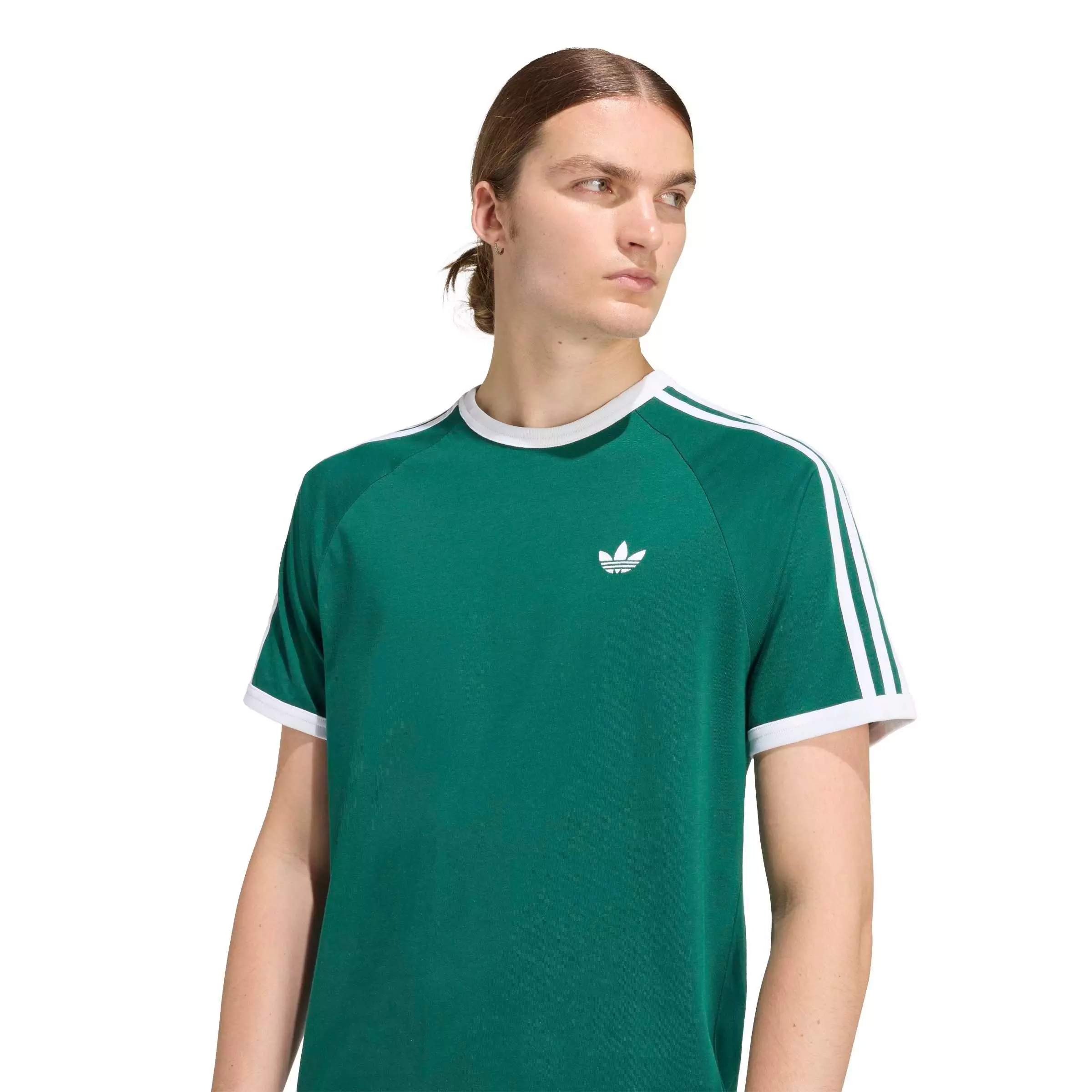adidas Originals Men's 3-Stripes T-Shirt - Green - GREEN